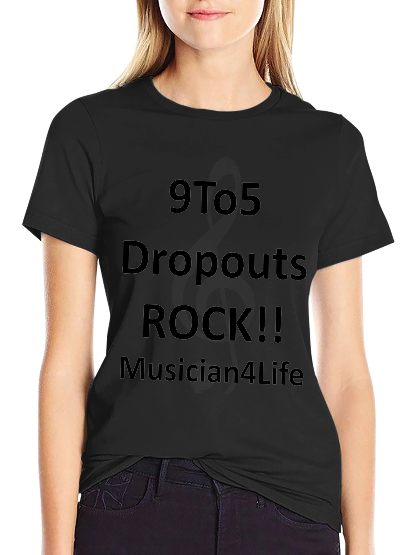 9to5 Dropout Musician T-shirt