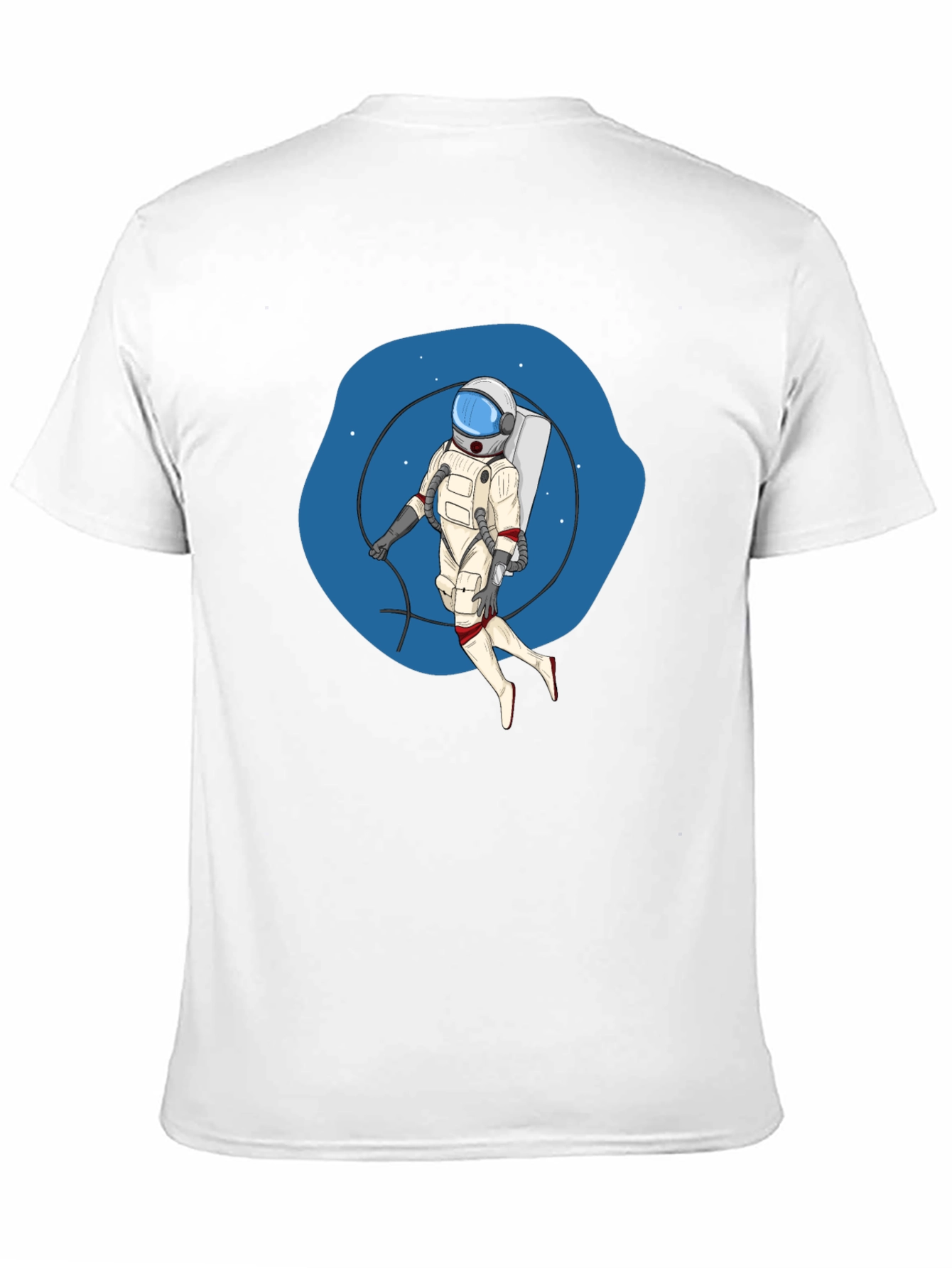 Astronaut Graphic Black T-Shirt - Space Adventure Tee