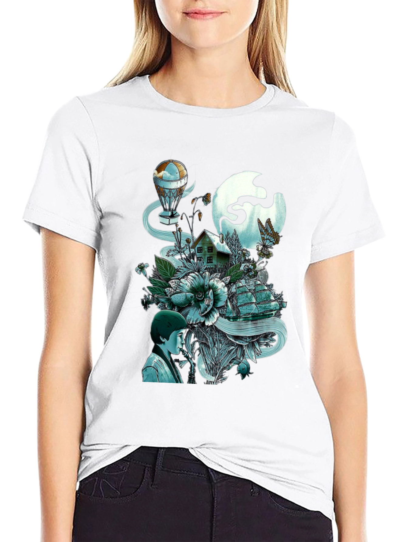Dreamscape Graphic Tee - Unique Design