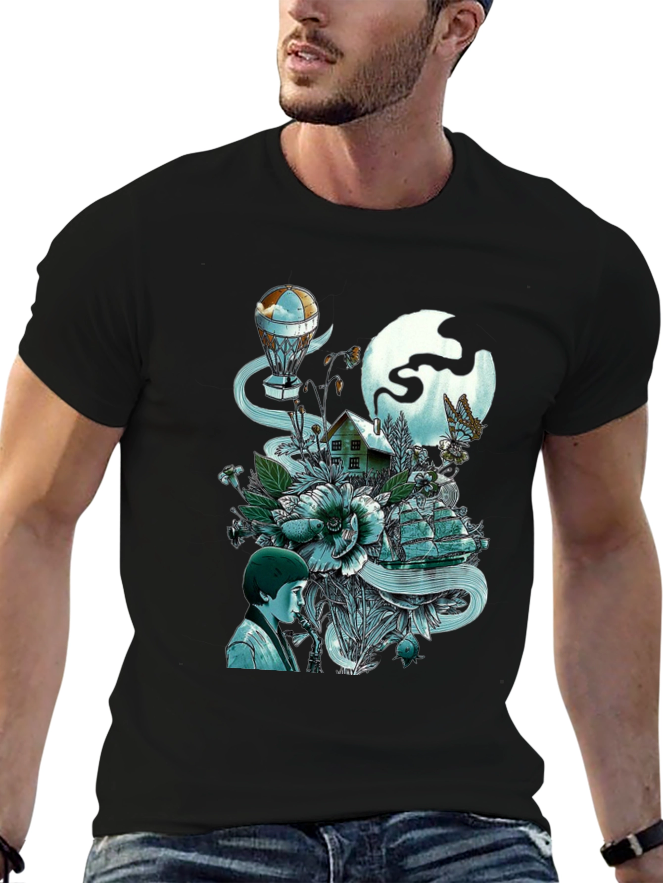 Dreamscape Graphic Tee - Unique Design