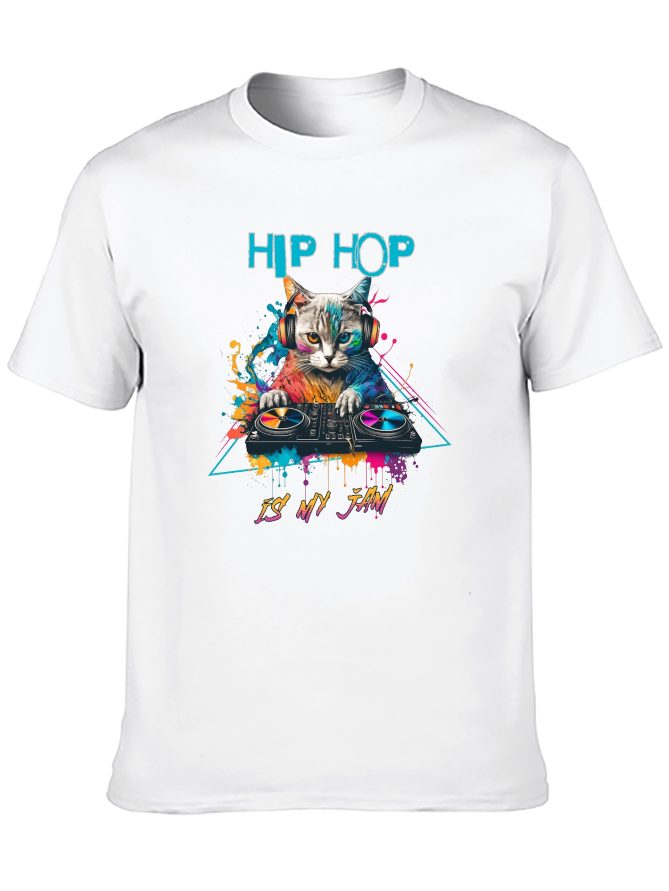 Hip Hop Cat DJ T-Shirt - Is My Jam