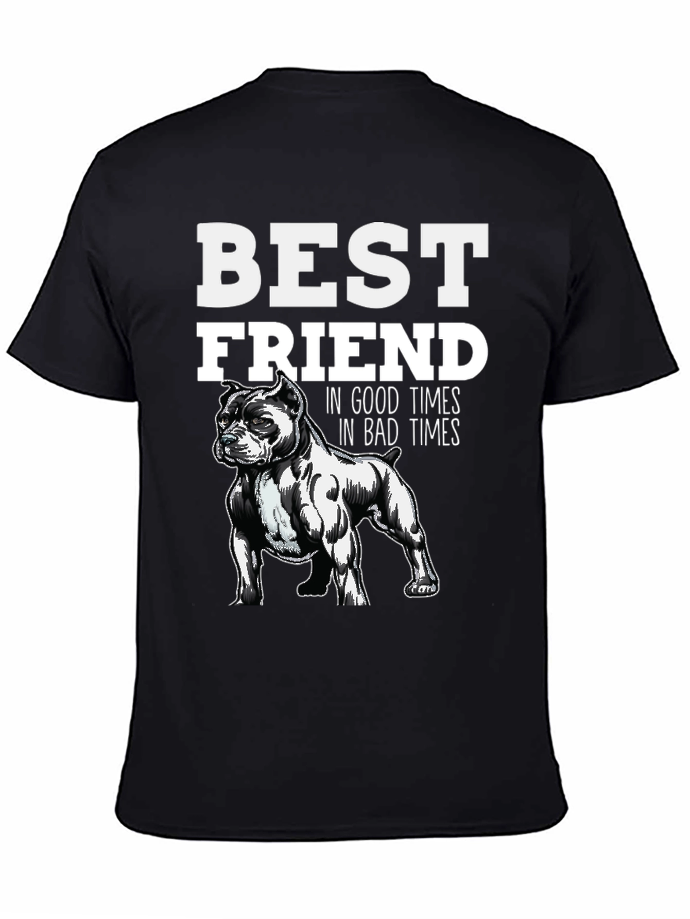 Best Friend Dog Lover Graphic T-Shirt