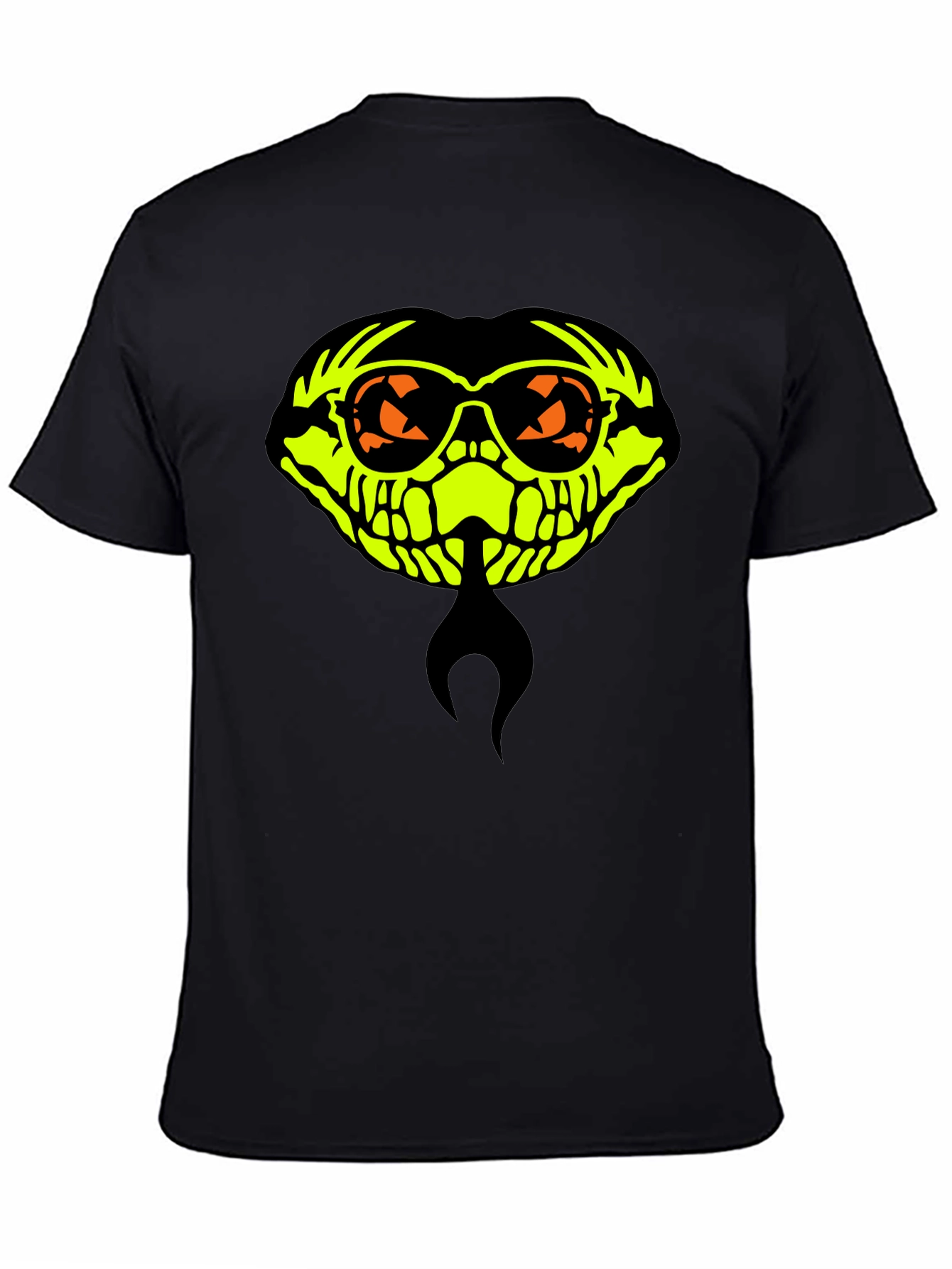 Cool Skull Graphic Black T-Shirt