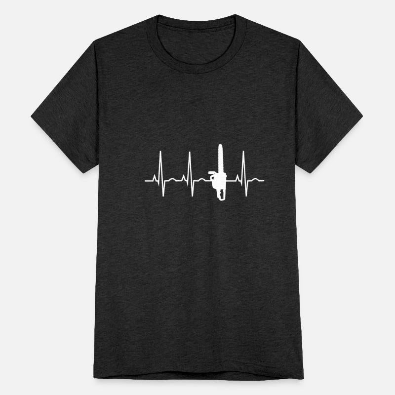 Lumberjack Chainsaw Heartbeat Arborist