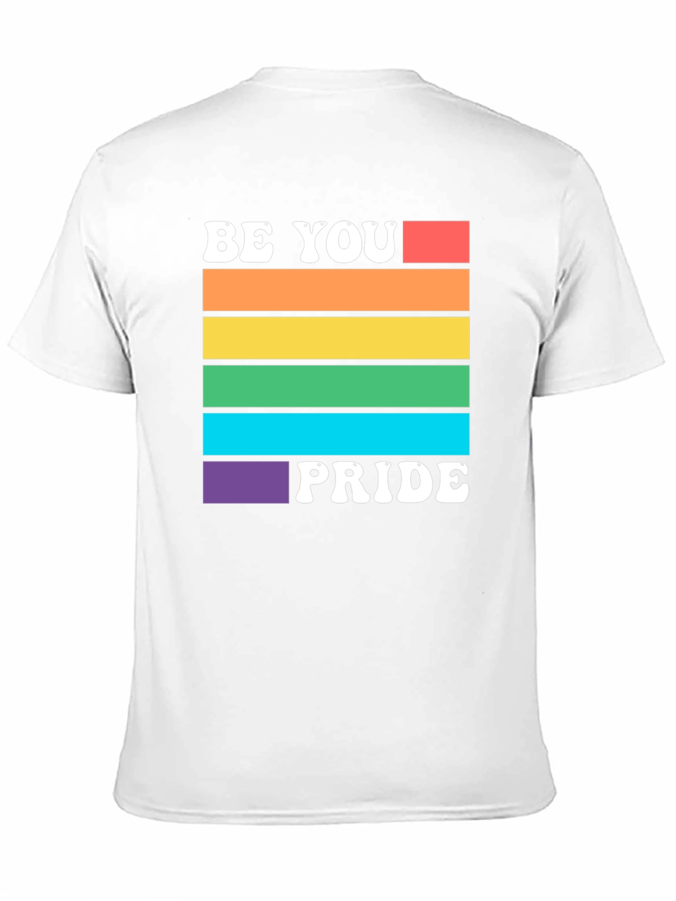 Be You Pride Rainbow Graphic T-Shirt