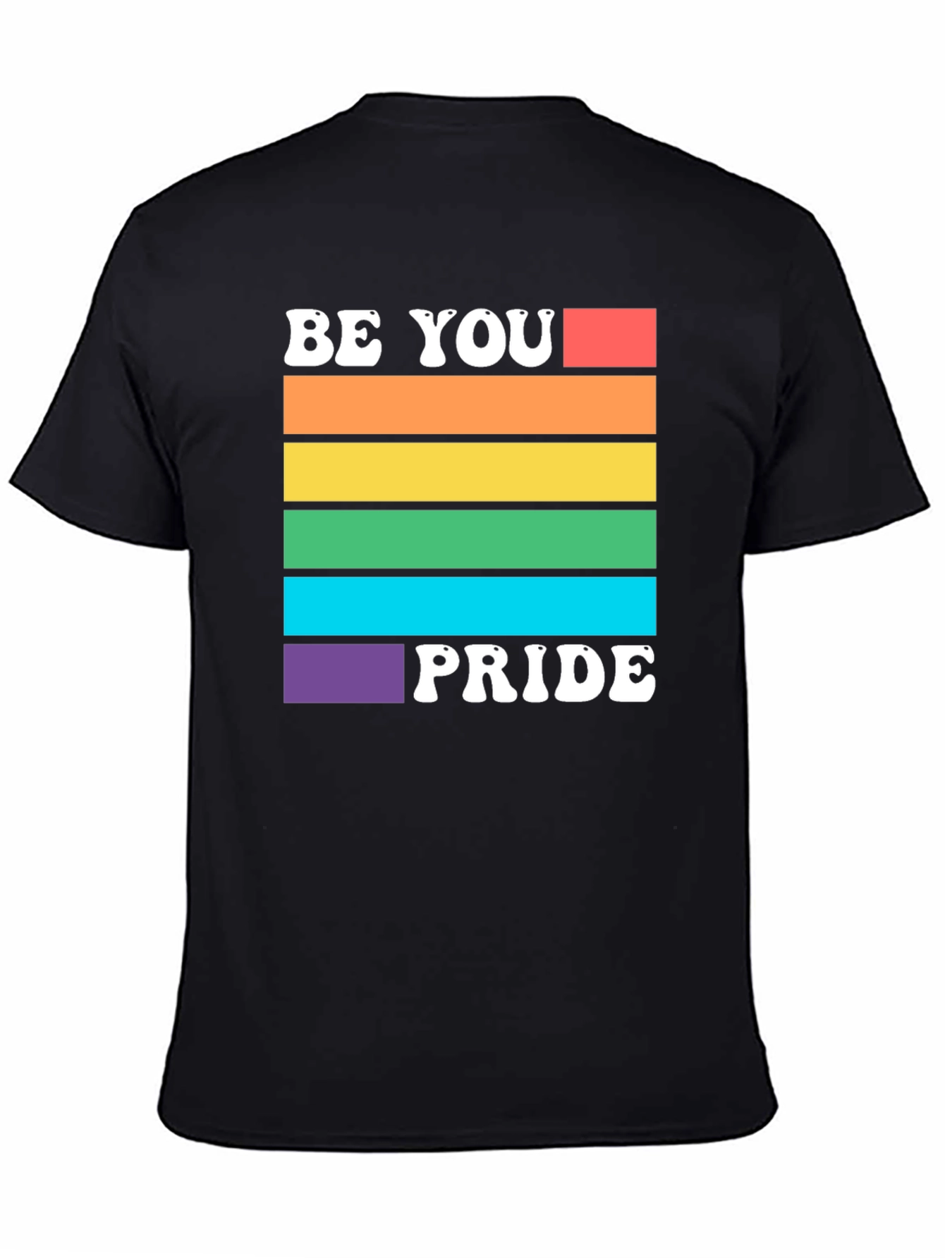 Be You Pride Rainbow Graphic T-Shirt