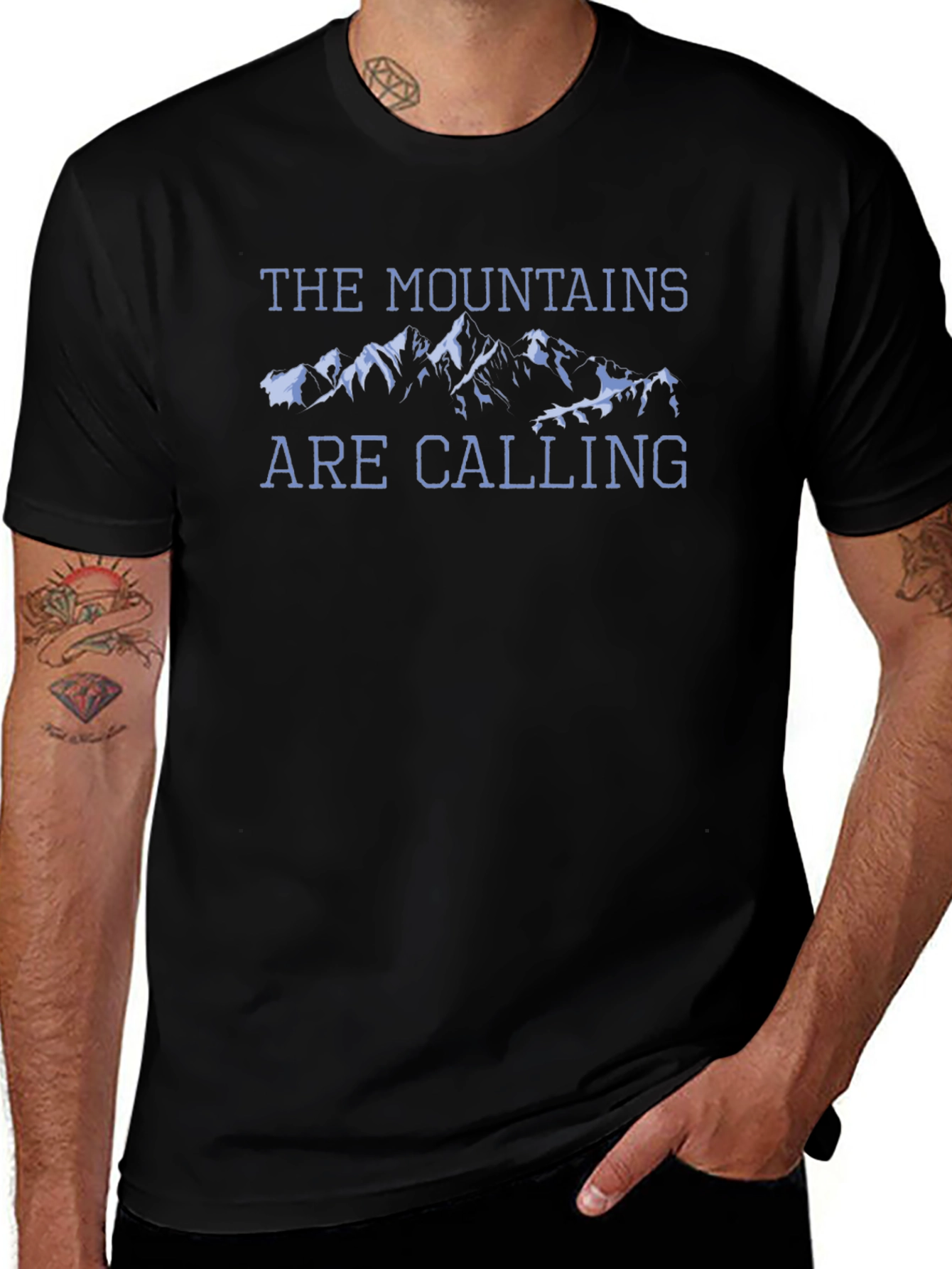The Mountains Are Calling Graphic Tee