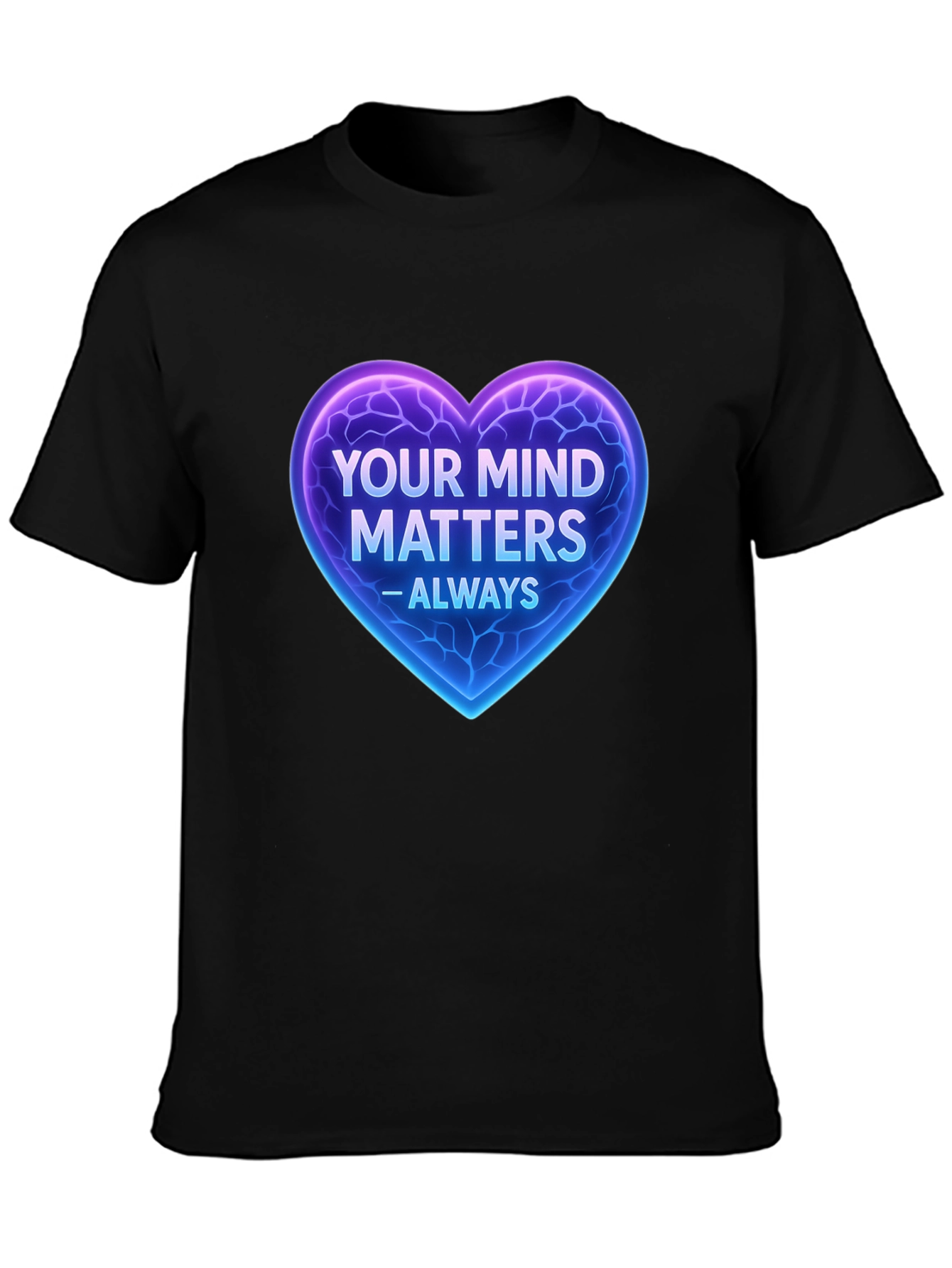 Your Mind Matters Heart Graphic T-Shirt