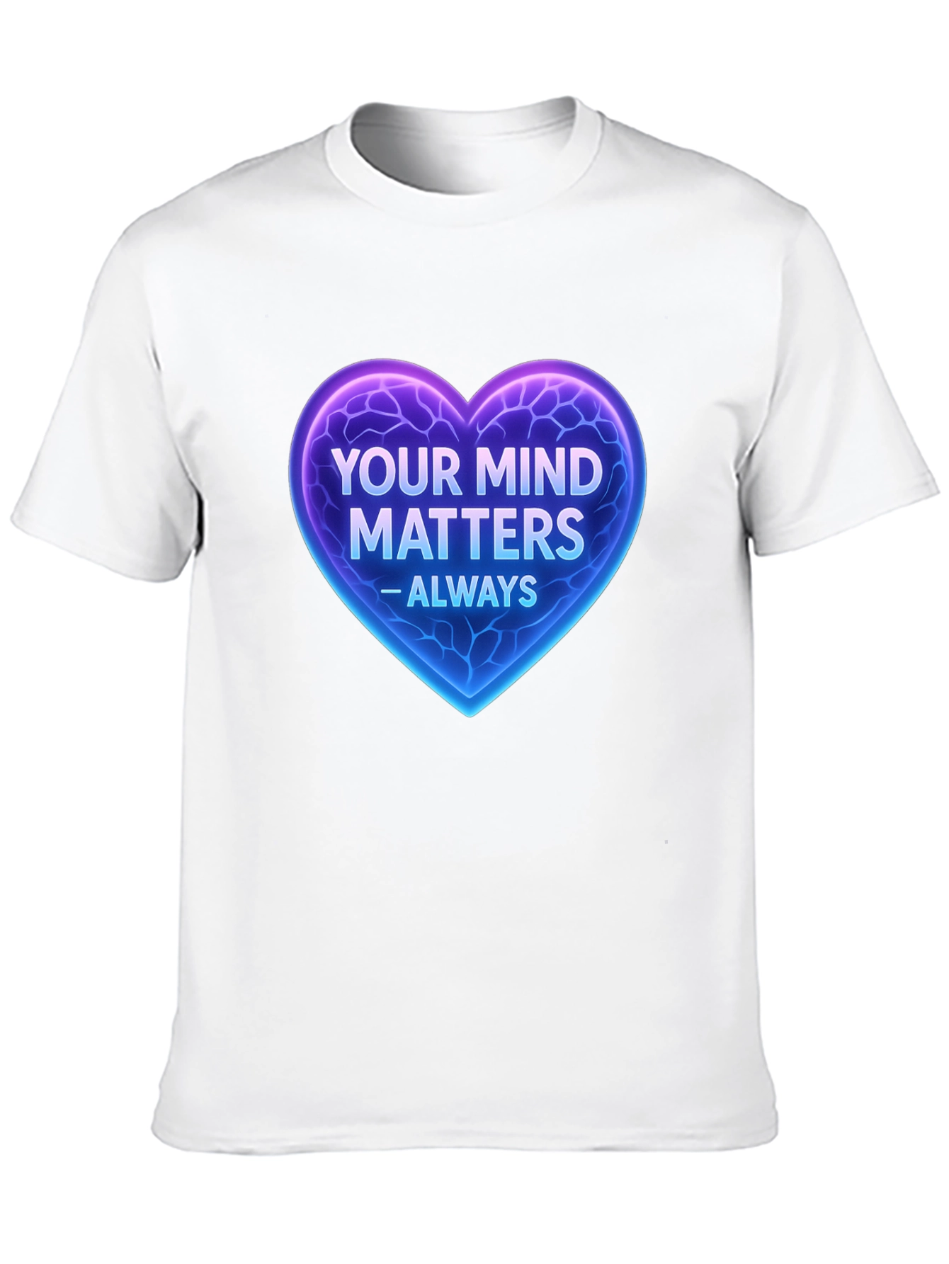 Your Mind Matters Heart Graphic T-Shirt