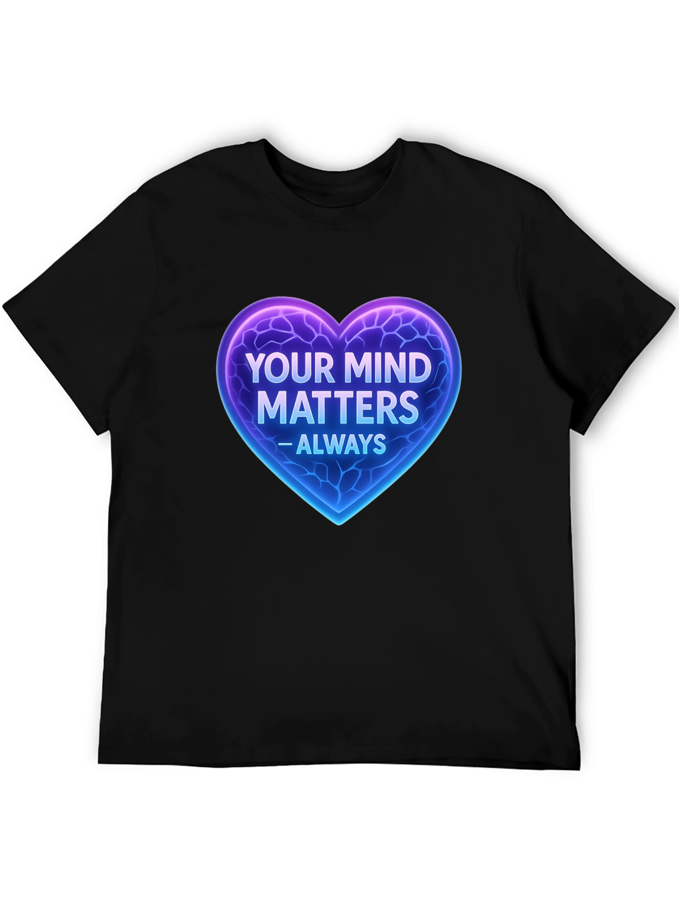 Your Mind Matters Heart Graphic T-Shirt