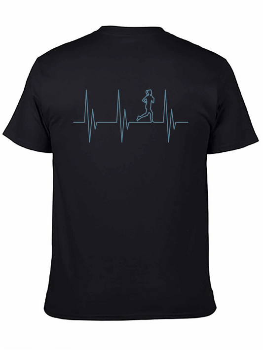 Runner Heartbeat Graphic Tee