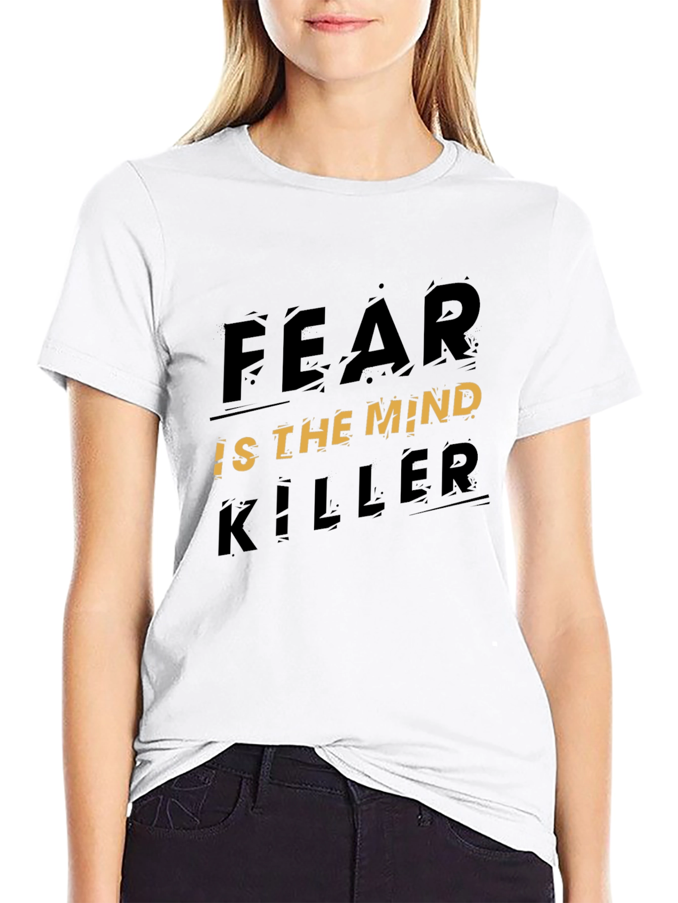 Fear is the Mind Killer Black Graphic T-Shirt
