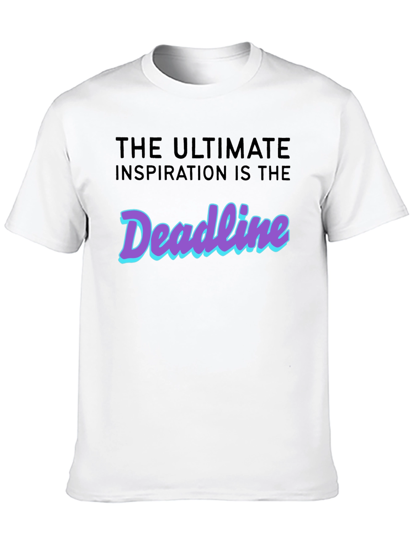 Deadline Inspiration T-Shirt - Black Cotton Tee