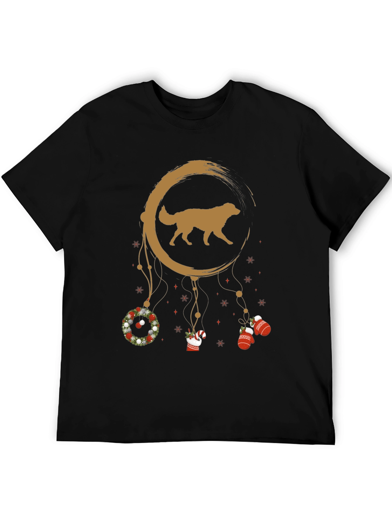 Golden Retriever Christmas Dreamcatcher T-Shirt