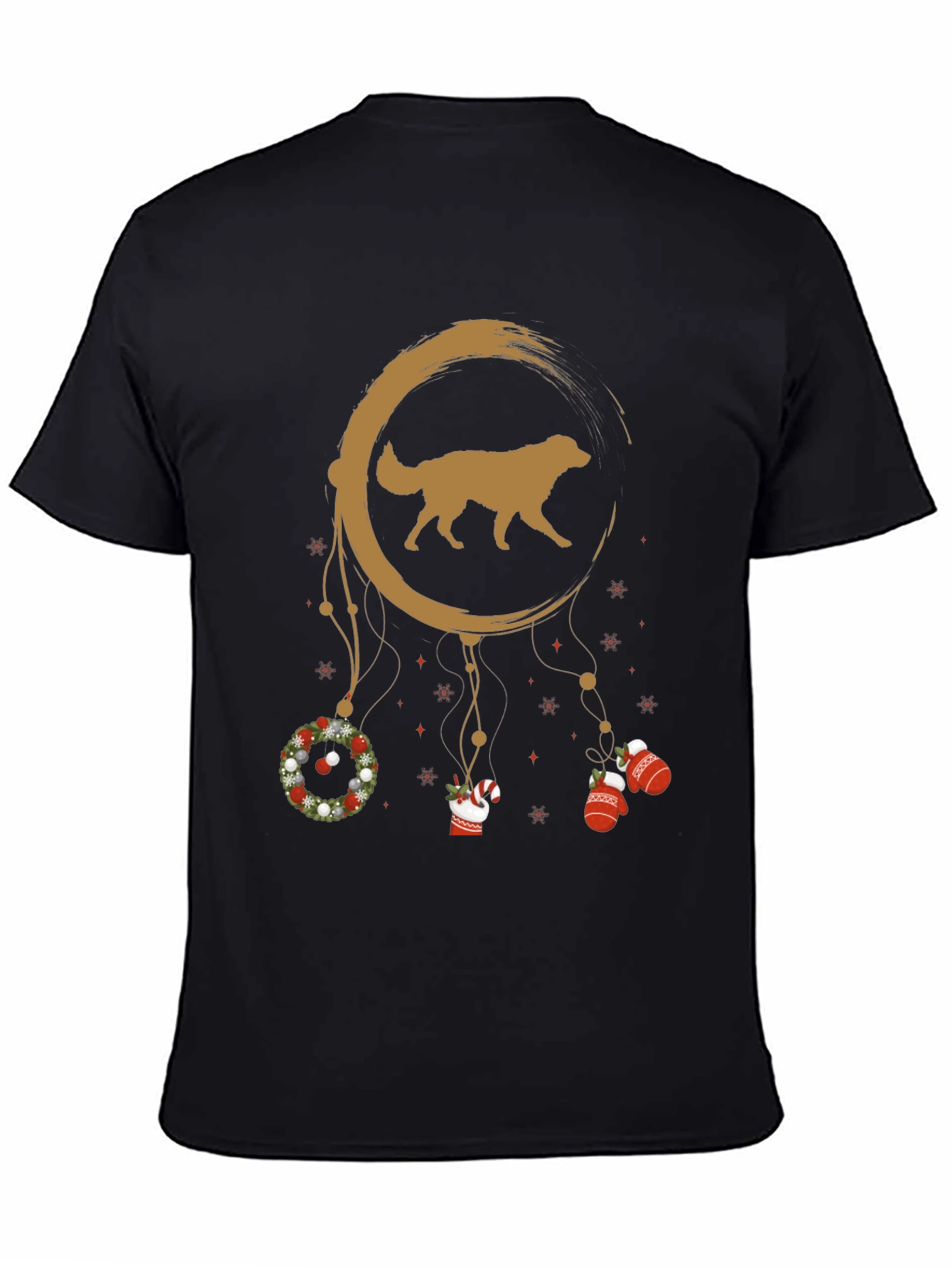 Golden Retriever Christmas Dreamcatcher T-Shirt