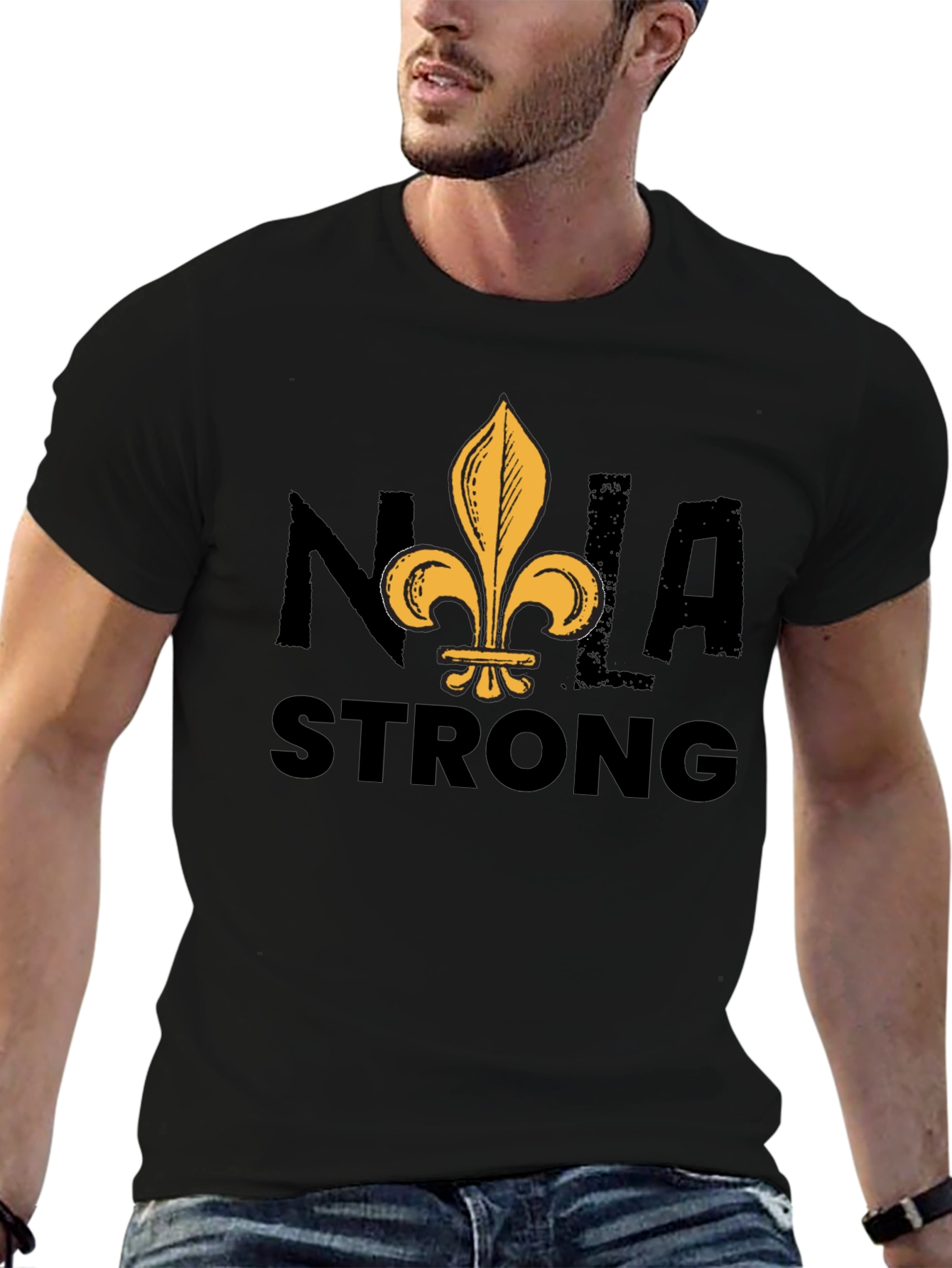 NOLA Strong Graphic Tee - Black