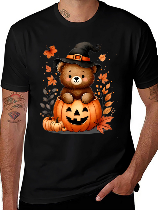 Halloween Bear Pumpkin T-Shirt