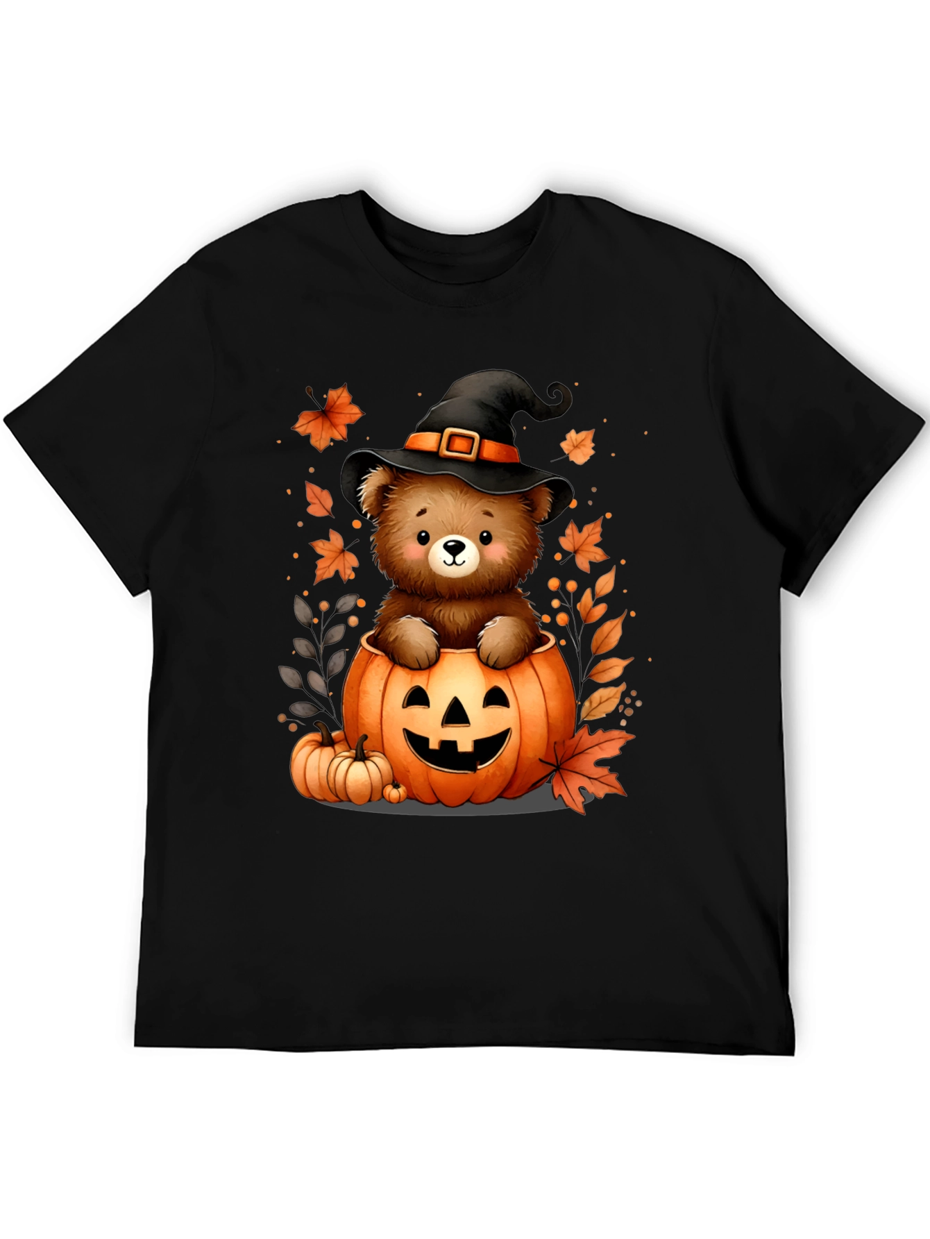 Halloween Bear Pumpkin T-Shirt
