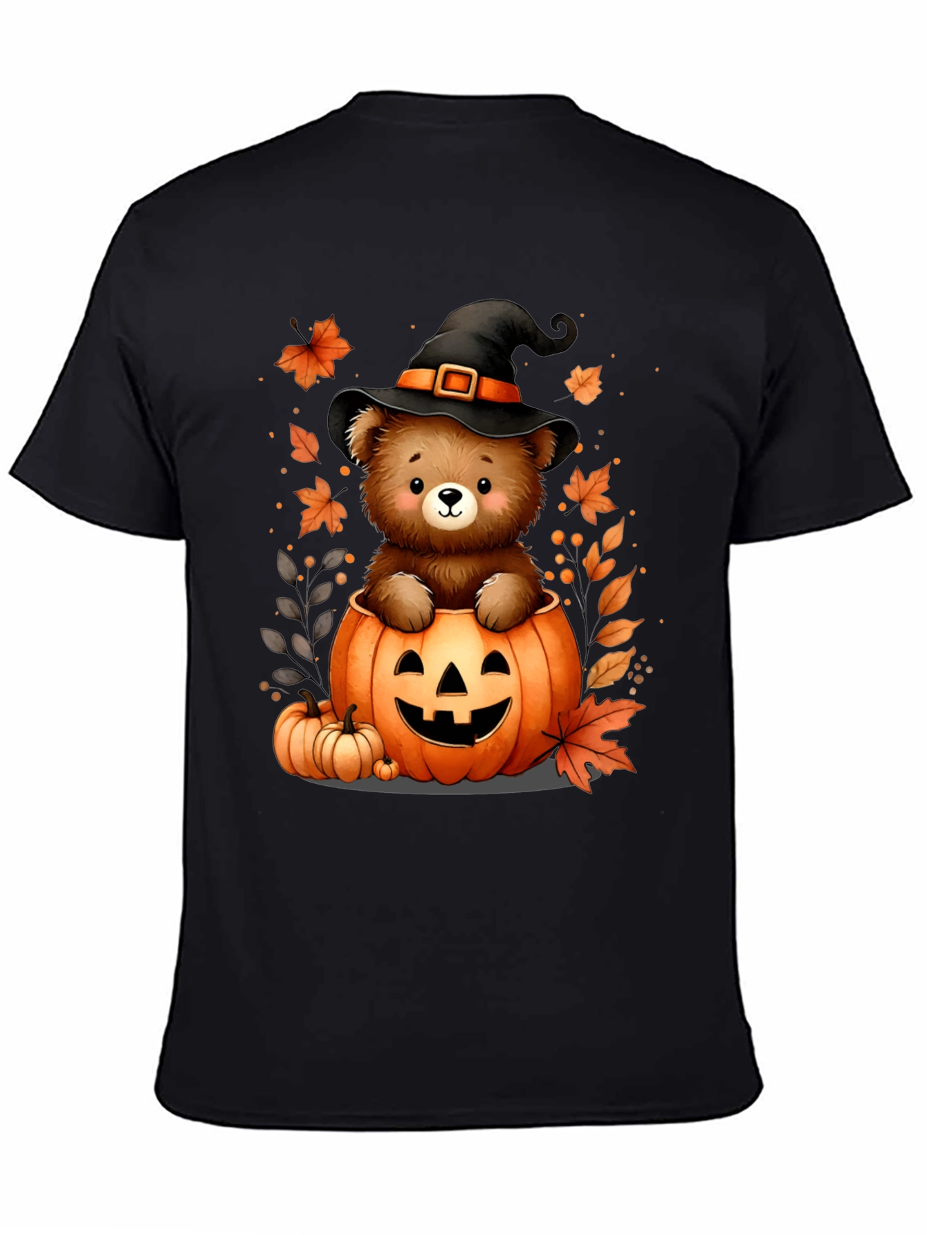 Halloween Bear Pumpkin T-Shirt