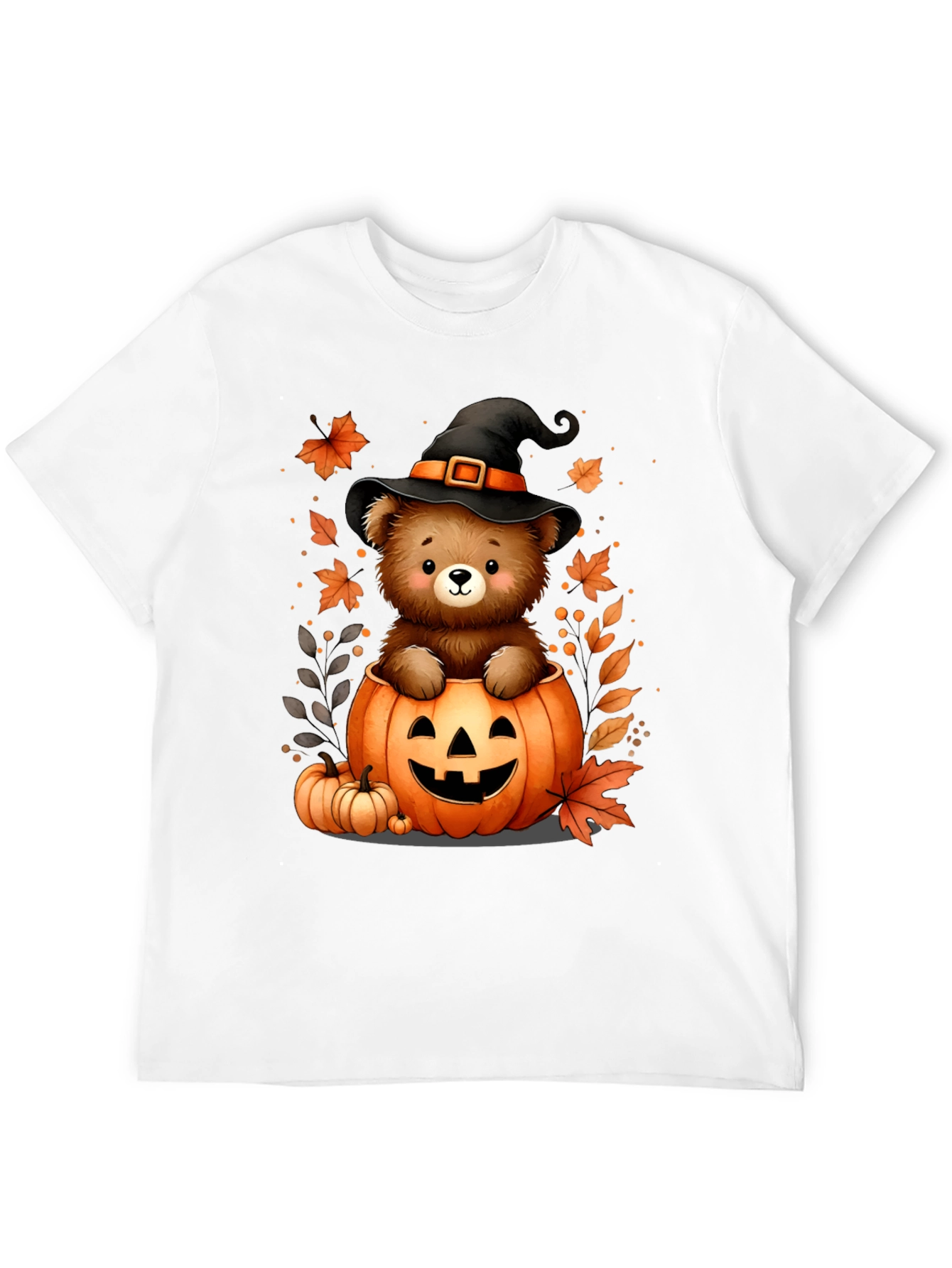 Halloween Bear Pumpkin T-Shirt