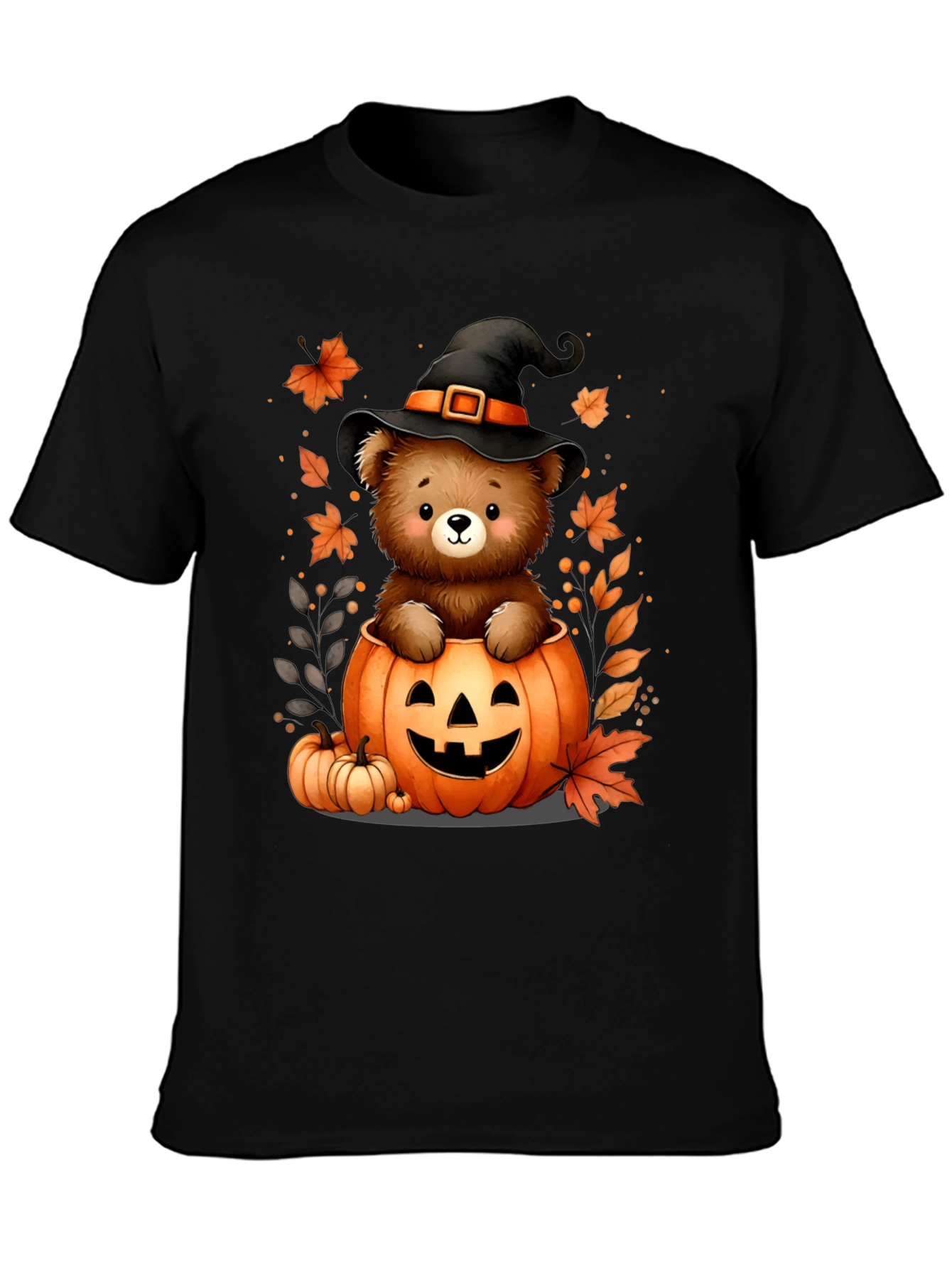 Halloween Bear Pumpkin T-Shirt