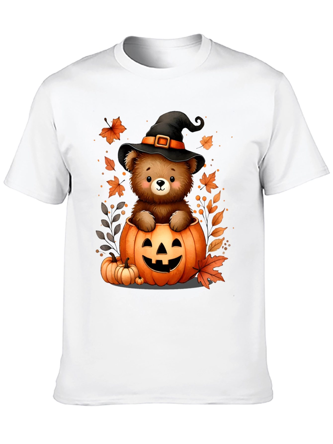 Halloween Bear Pumpkin T-Shirt