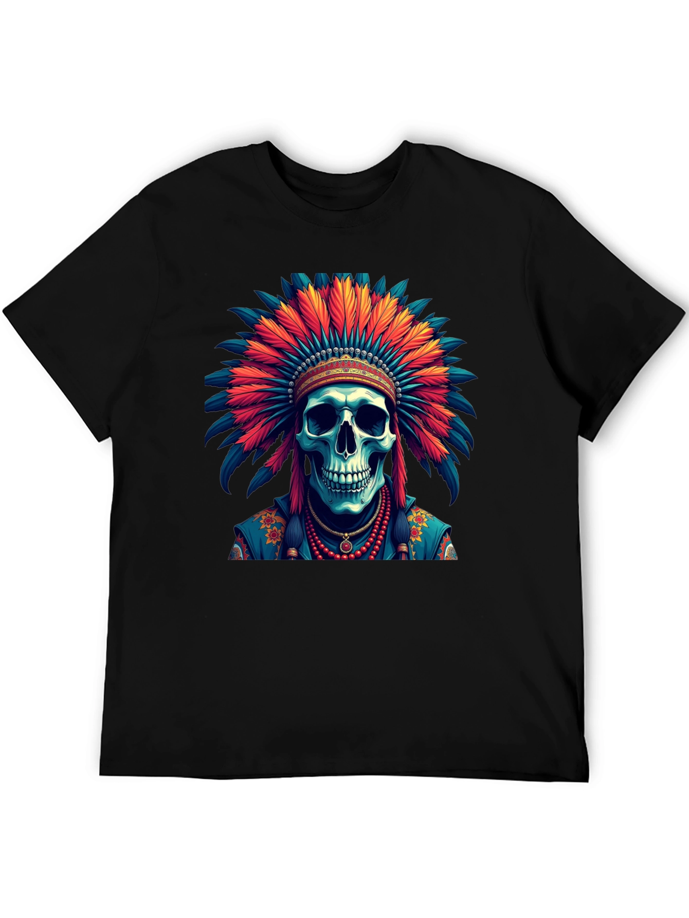 Skull Chief T-Shirt - Unique Graphic Tee