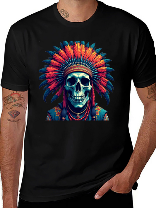 Skull Chief T-Shirt - Unique Graphic Tee
