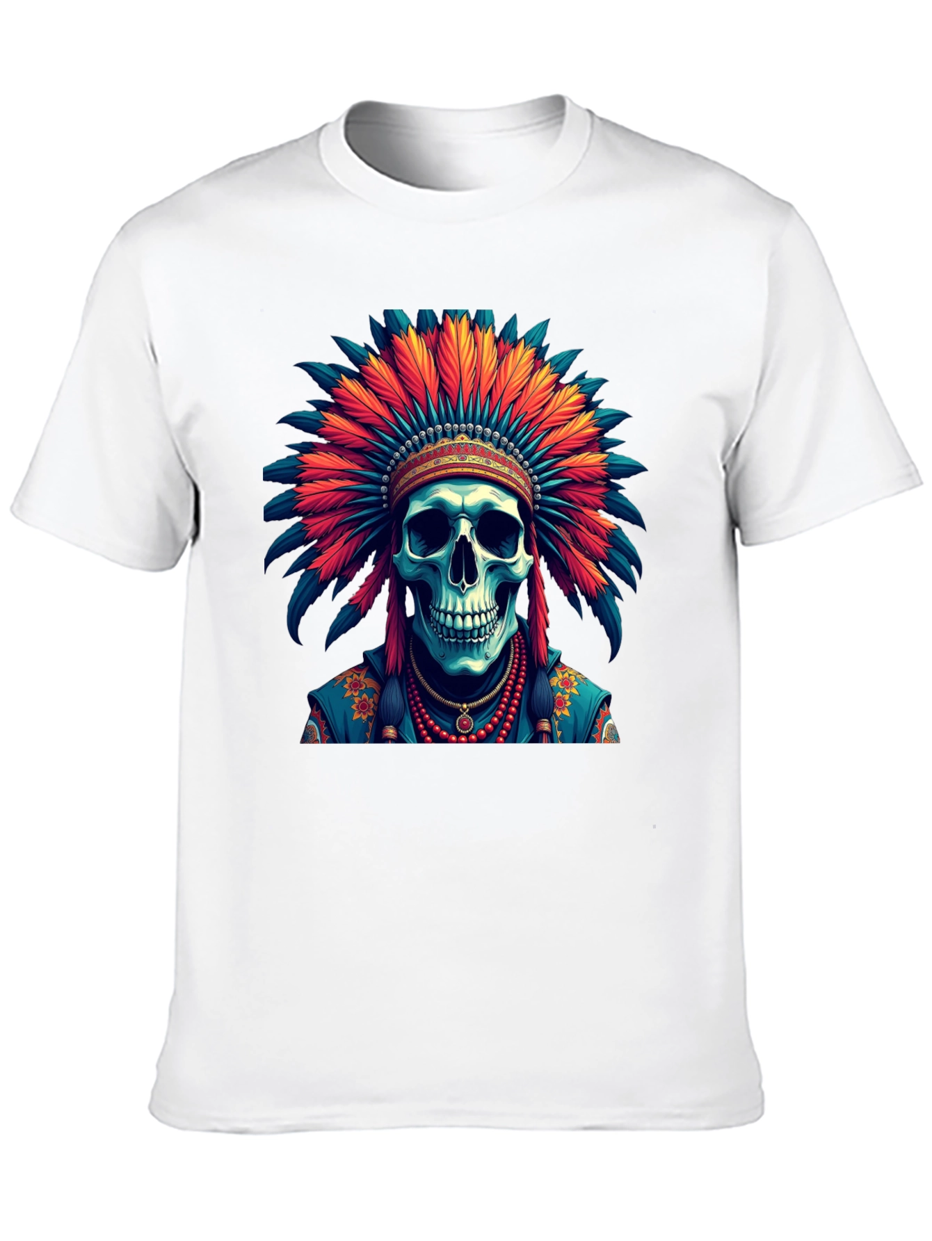 Skull Chief T-Shirt - Unique Graphic Tee