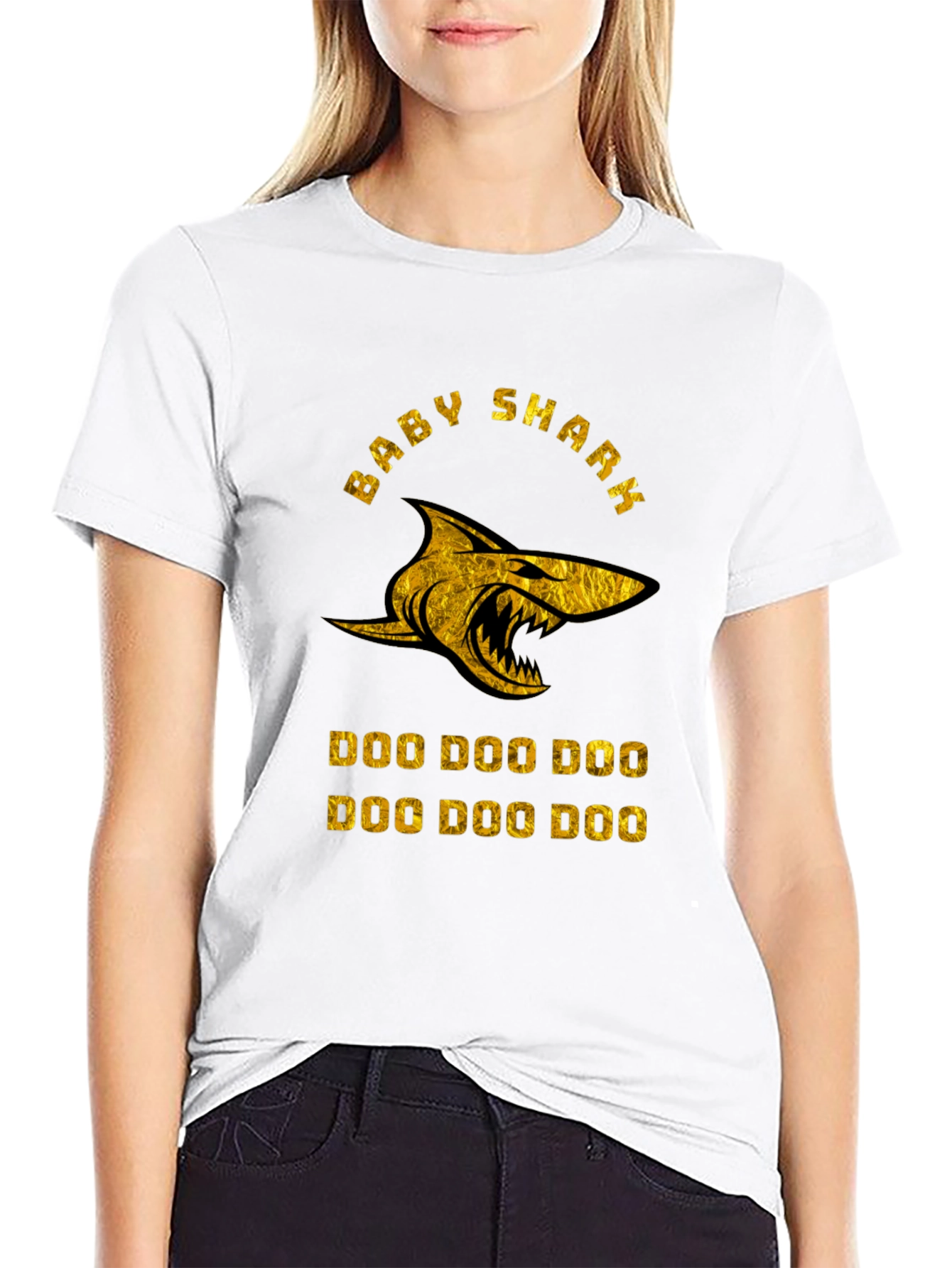 Baby Shark T-Shirt - Doo Doo Doo Gold