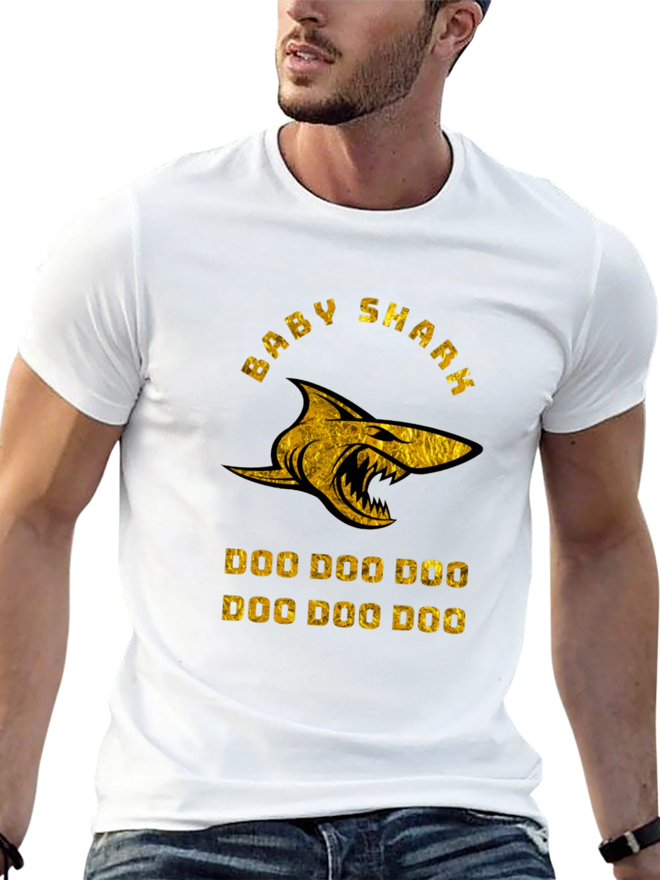 Baby Shark T-Shirt - Doo Doo Doo Gold