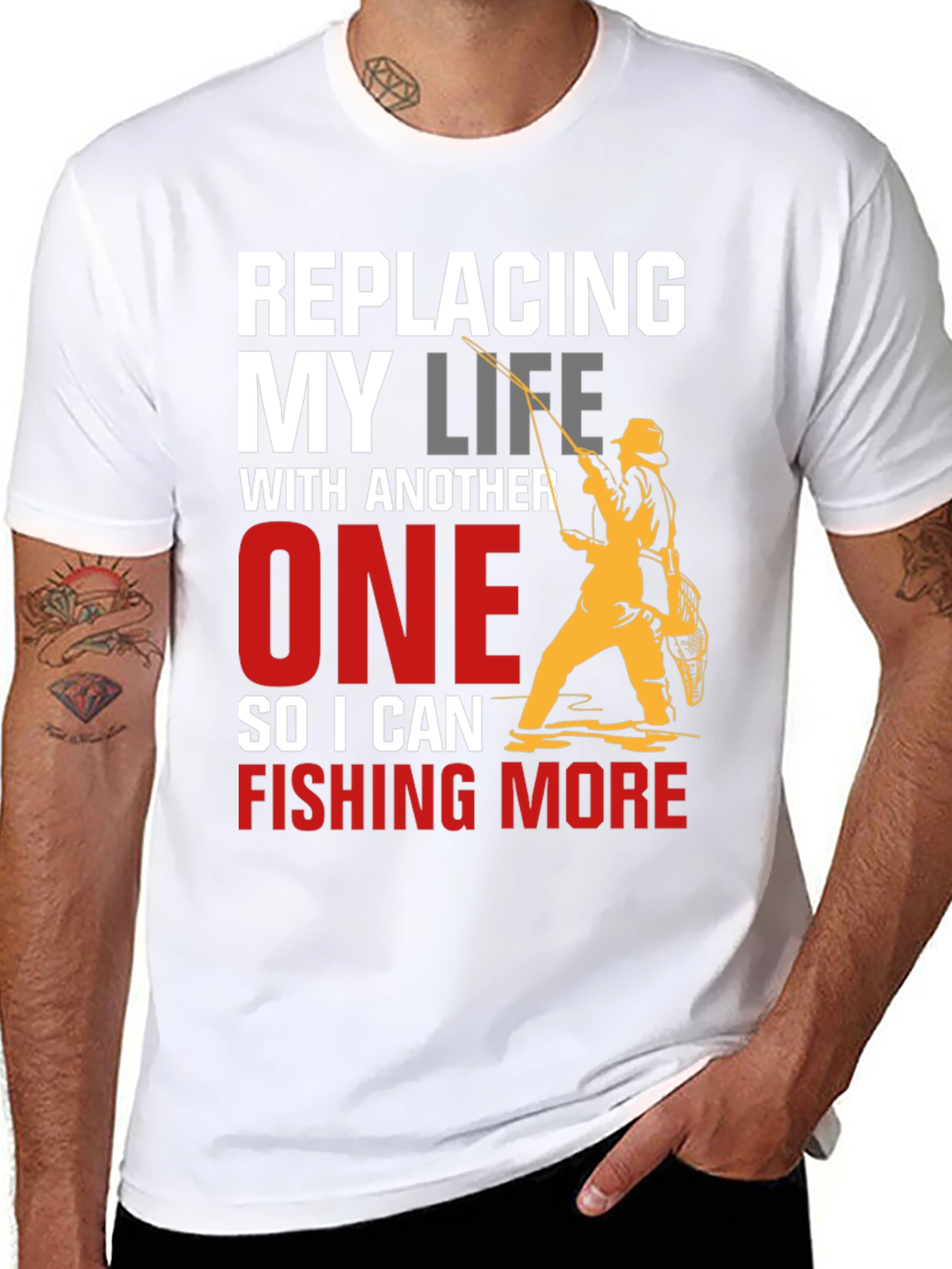 Fishing Life T-Shirt - Replacing My Life
