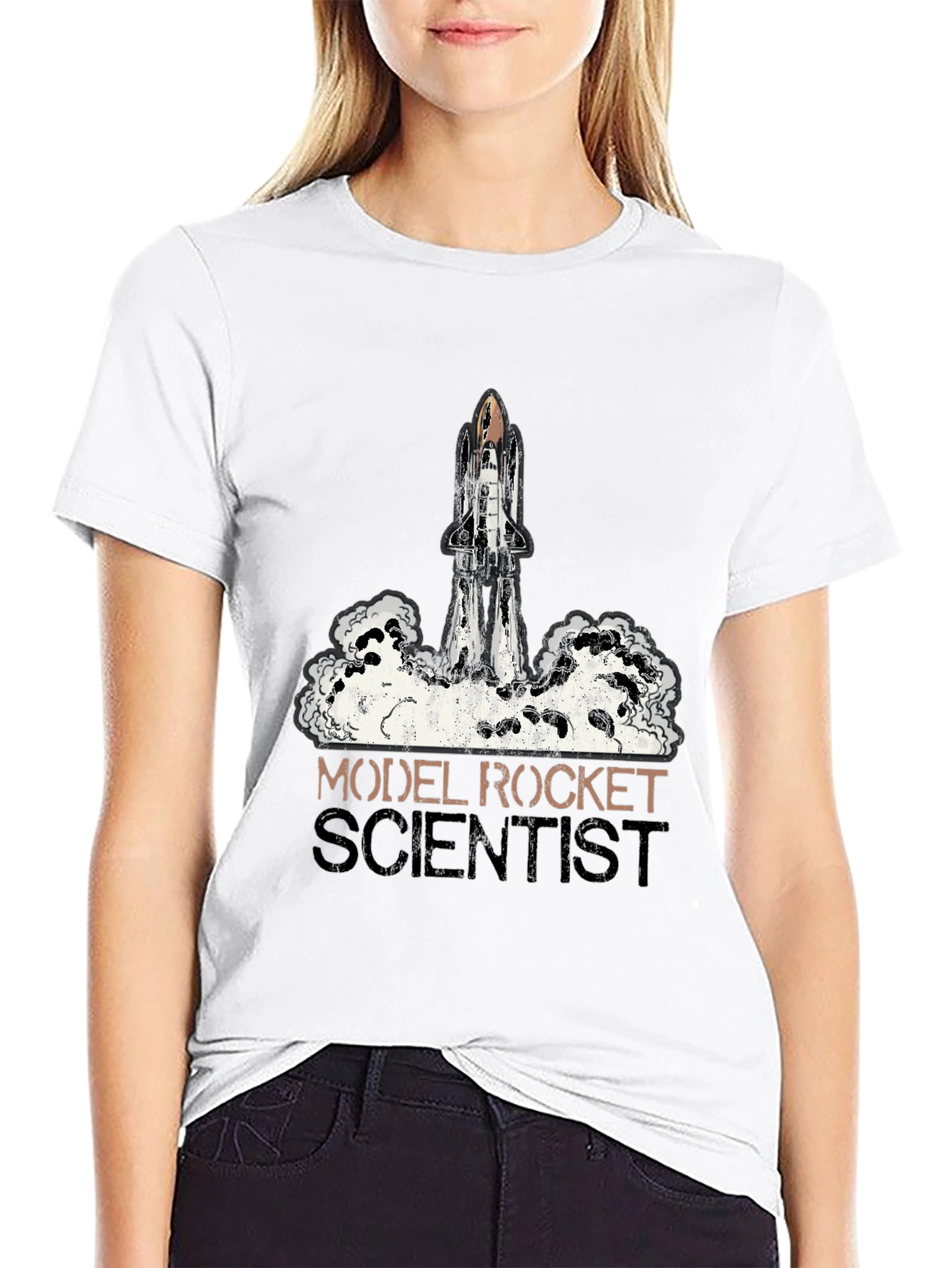 Model Rocket Scientist Graphic Tee