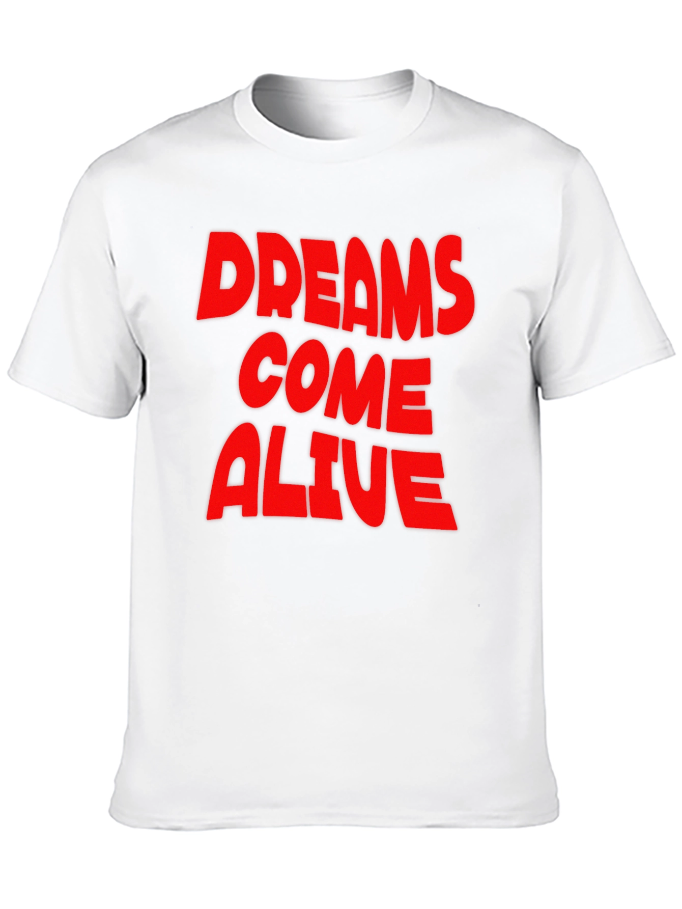 Dreams Come Alive Black Graphic Tee