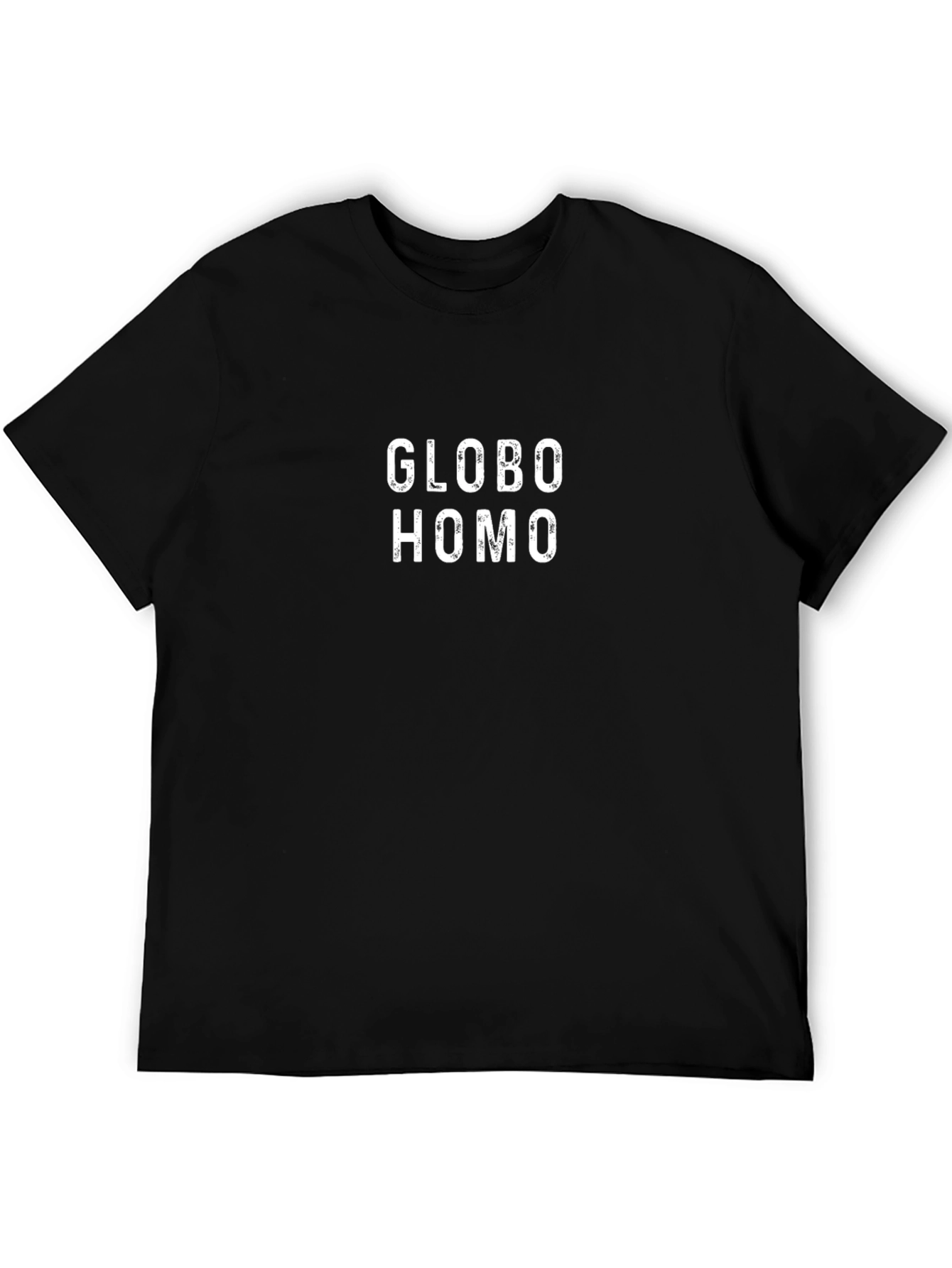 Globo Homo Graphic Tee - Black Unisex T-Shirt