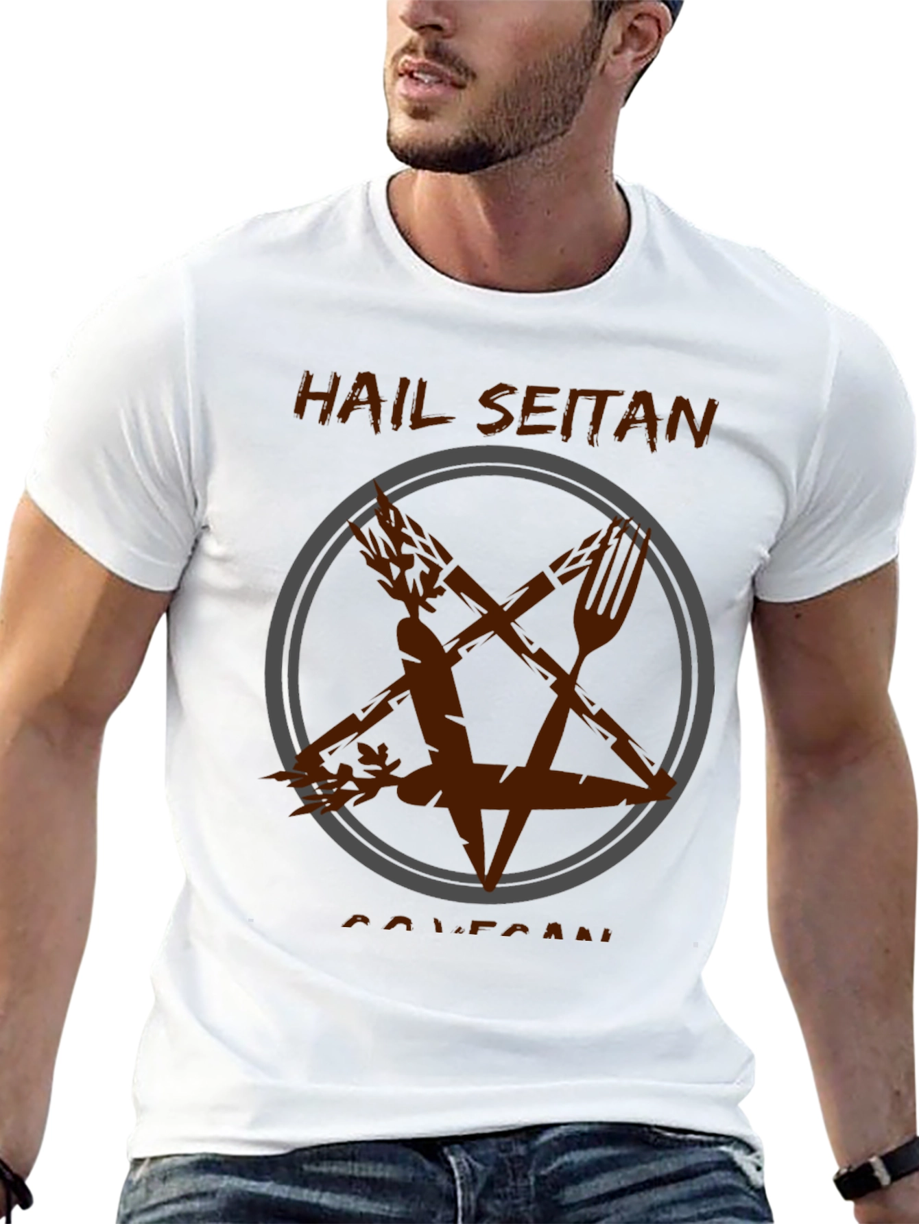 Hail Seitan Vegan T-Shirt