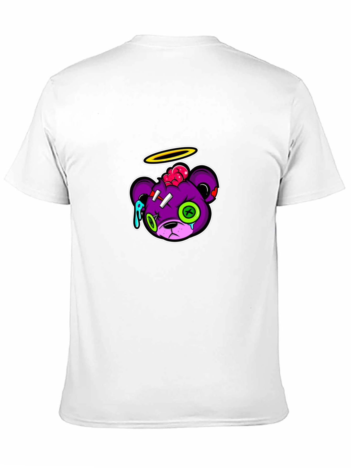 Edgy Graphic Print Black T-Shirt