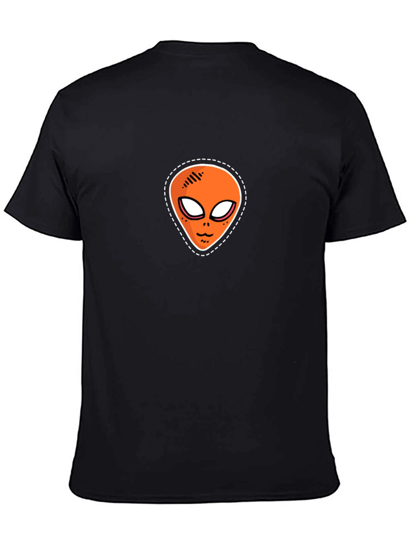 Alien Patch Graphic Tee - Black