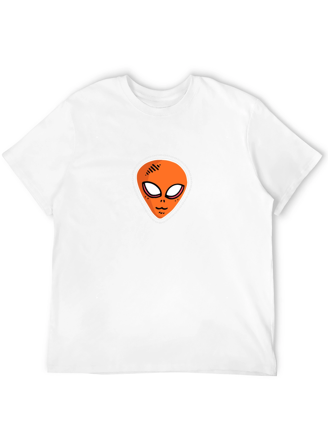 Alien Patch Graphic Tee - Black