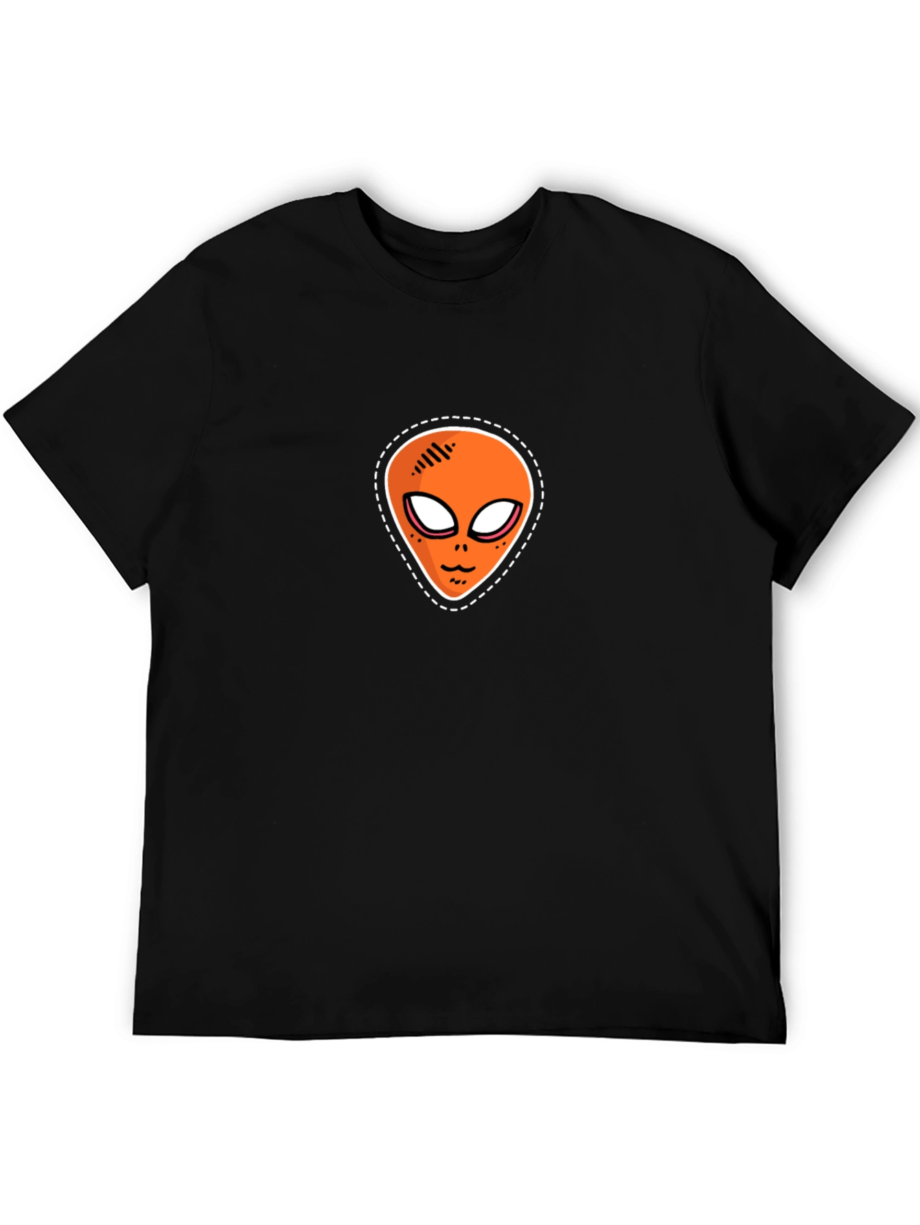 Alien Patch Graphic Tee - Black