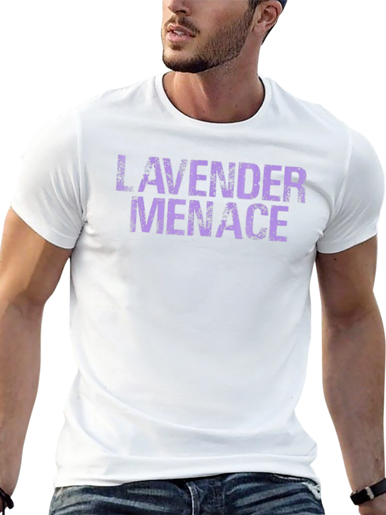 Lavender Menace Graphic Tee