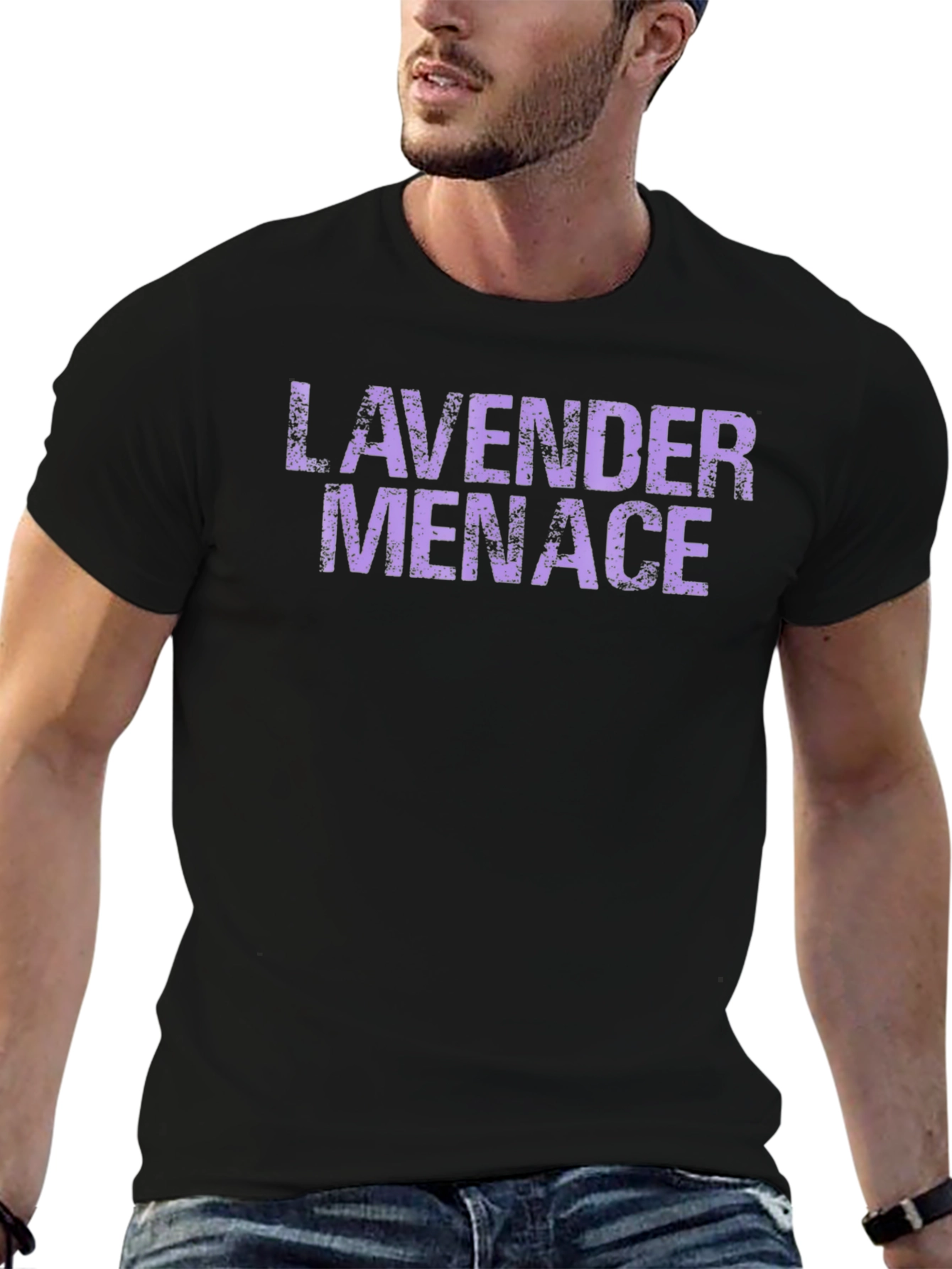 Lavender Menace Graphic Tee