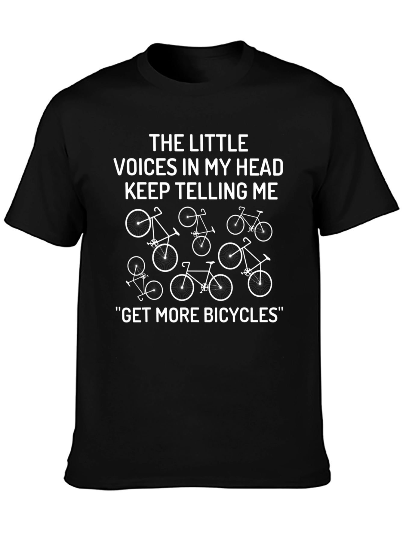 Get More Bicycles Funny Graphic T-Shirt
