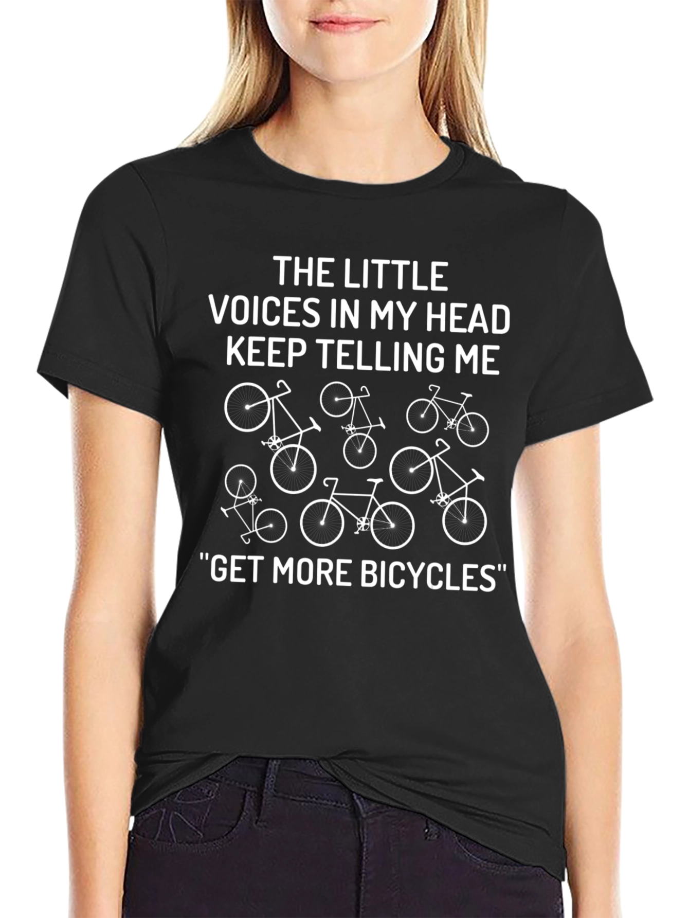 Get More Bicycles Funny Graphic T-Shirt