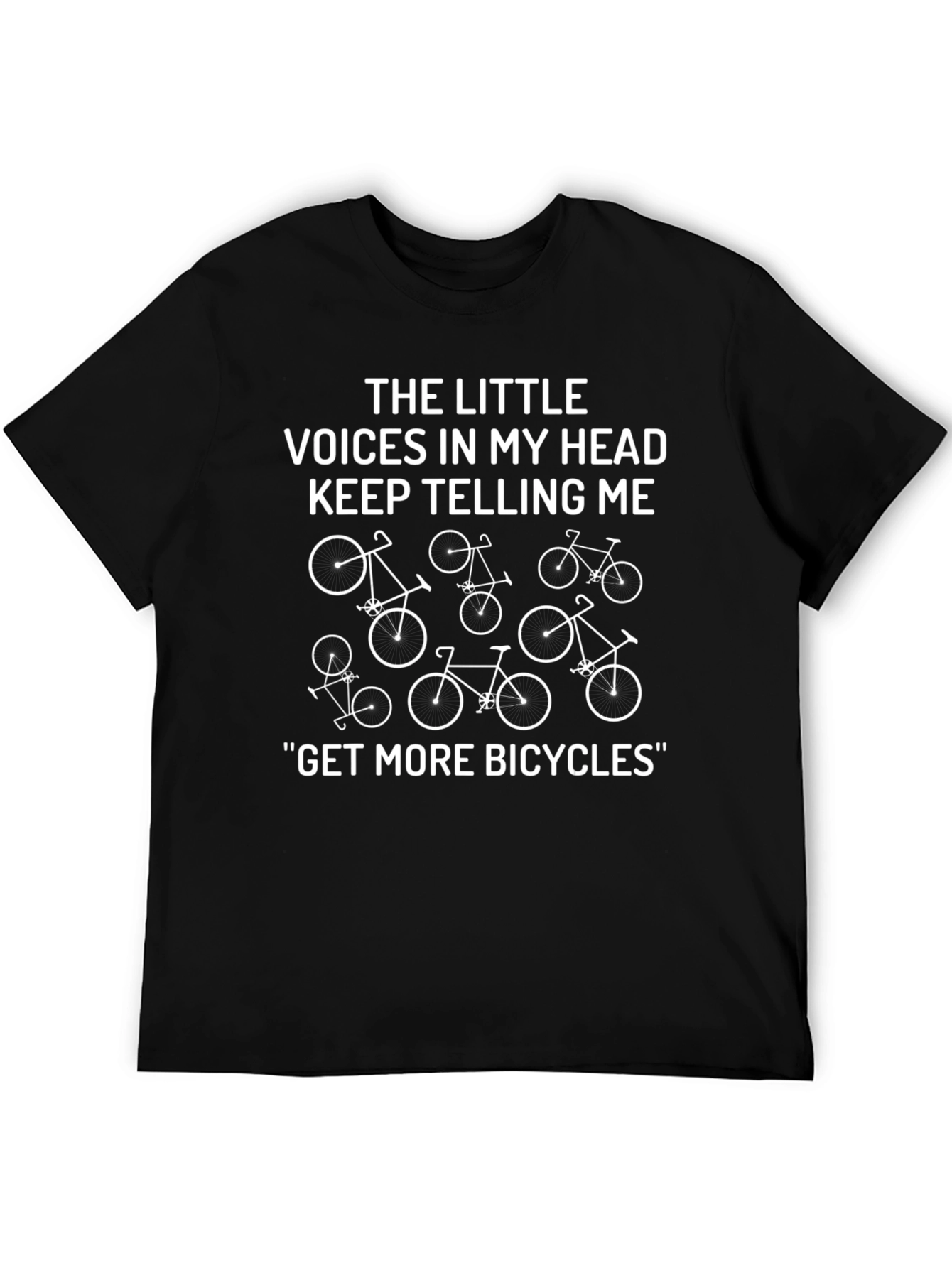 Get More Bicycles Funny Graphic T-Shirt