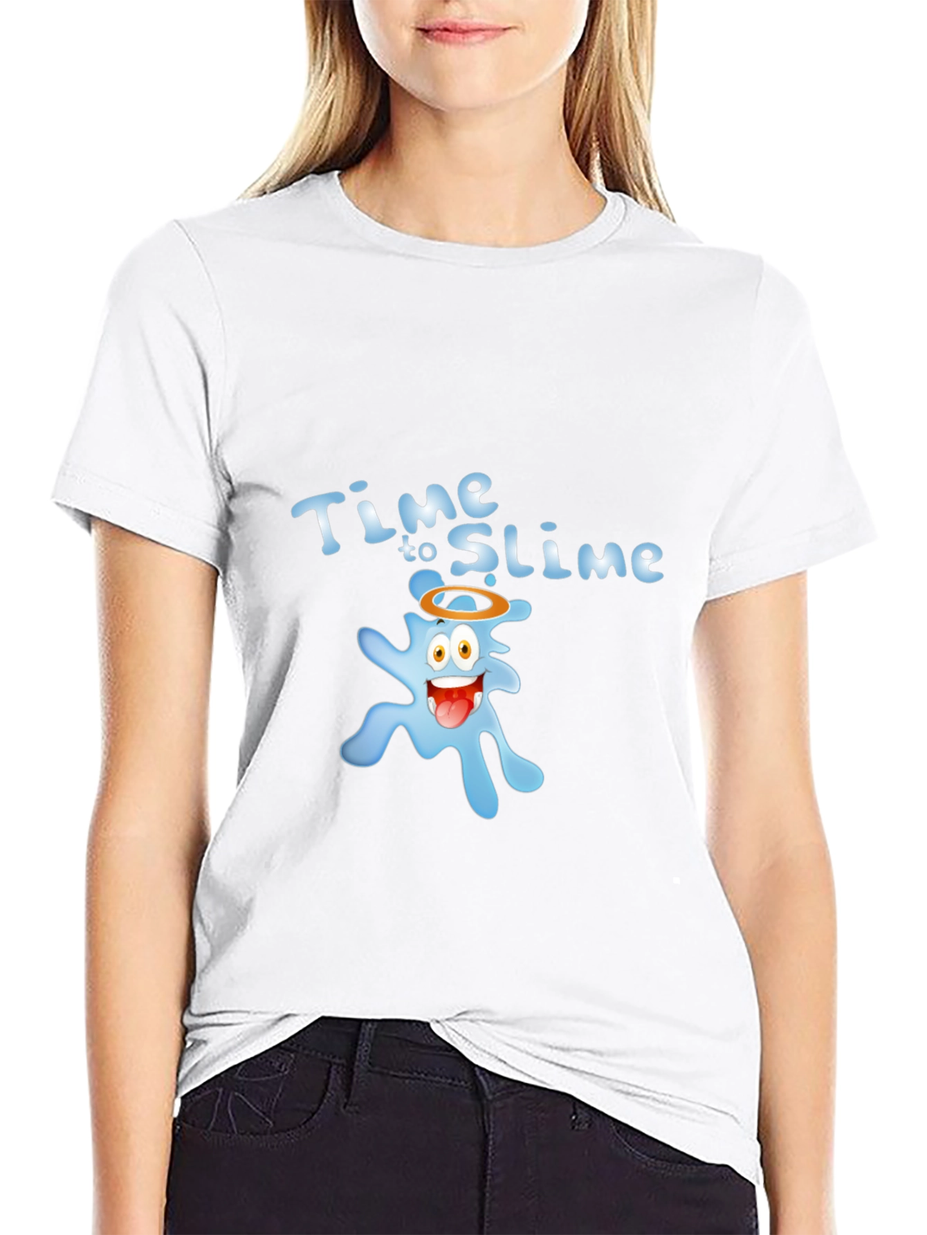 Time to Slime Black T-Shirt