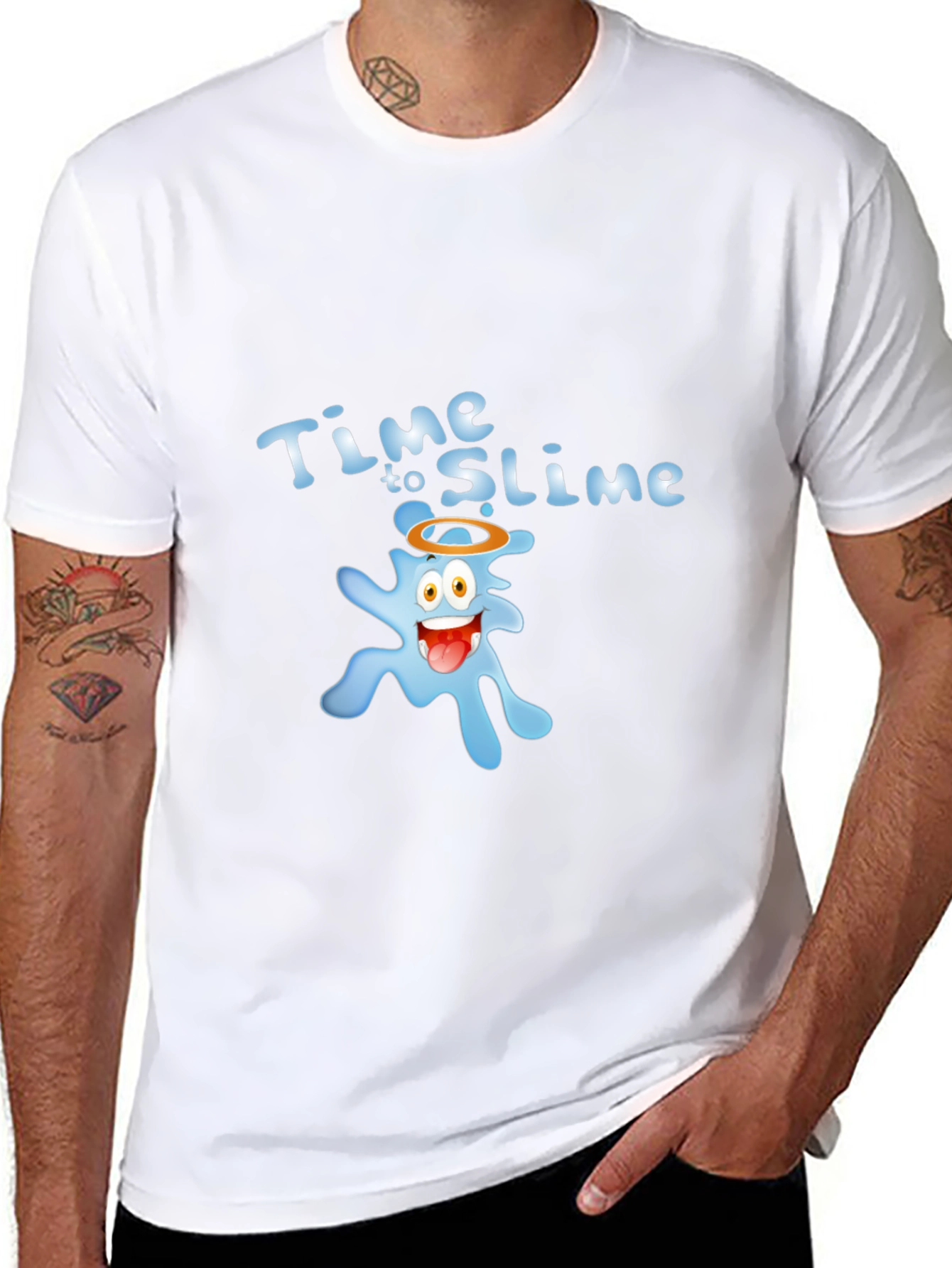 Time to Slime Black T-Shirt