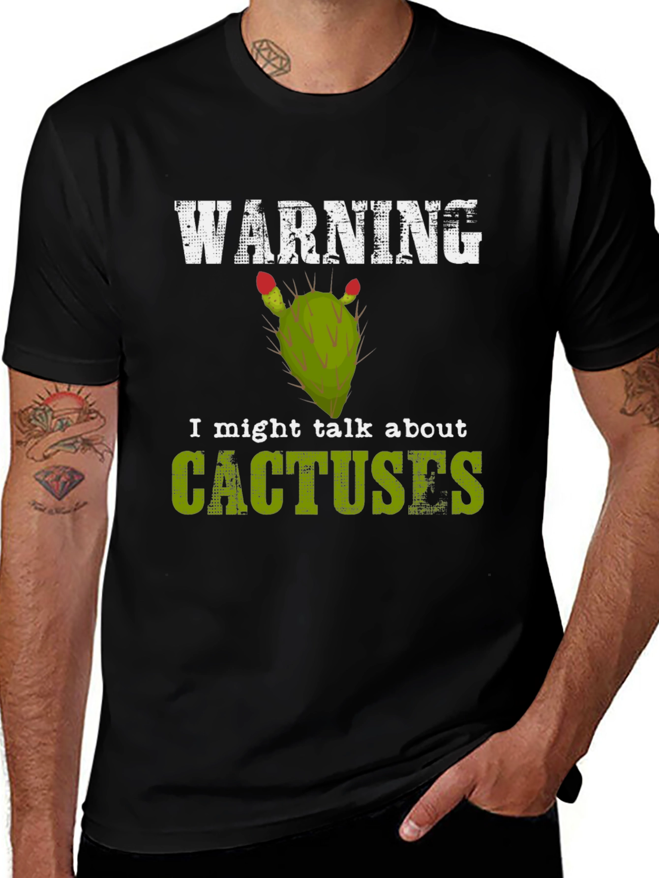 Warning: I Might Talk About Cactuses T-Shirt