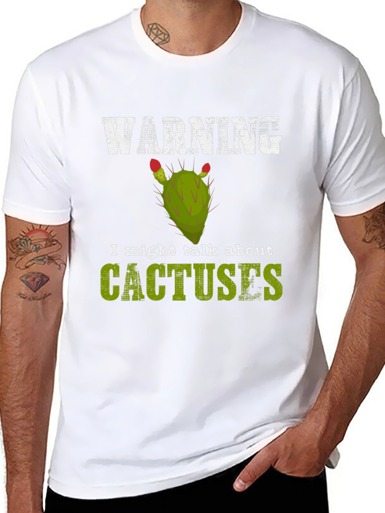 Warning: I Might Talk About Cactuses T-Shirt