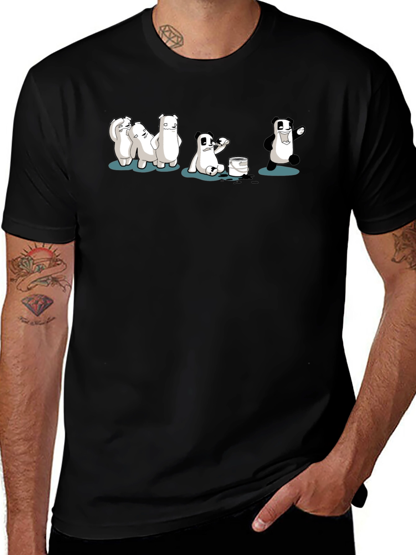 Panda Transformation T-Shirt